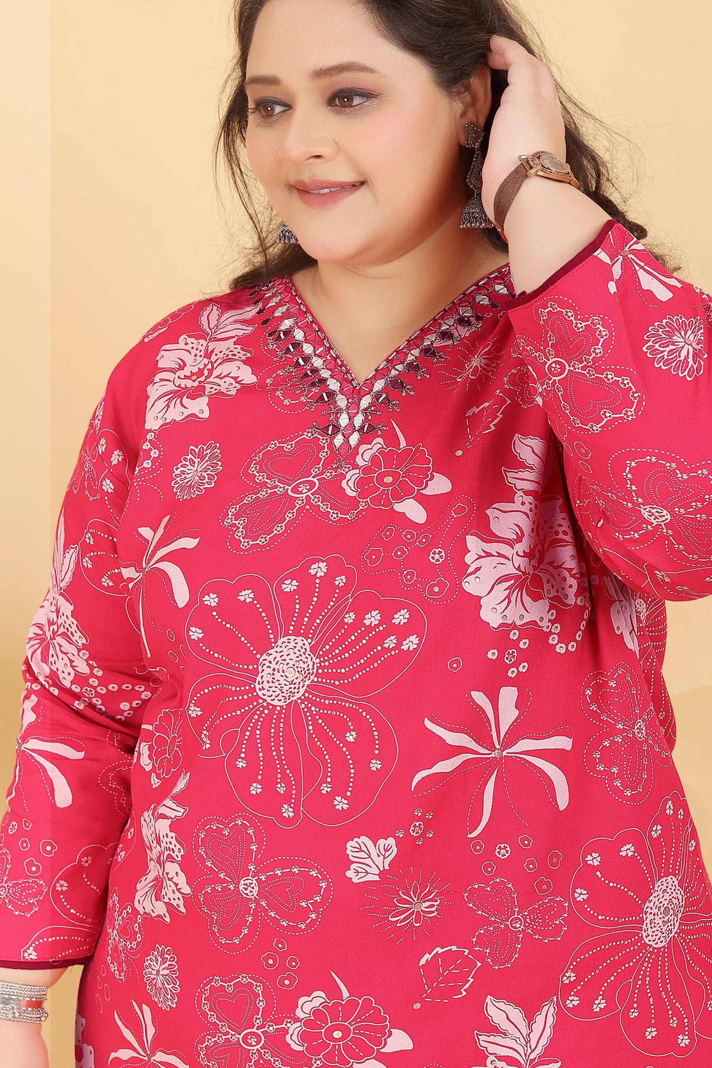 Pink Readymade Rayon Suit-SAR11756_3_SareeButa.com
