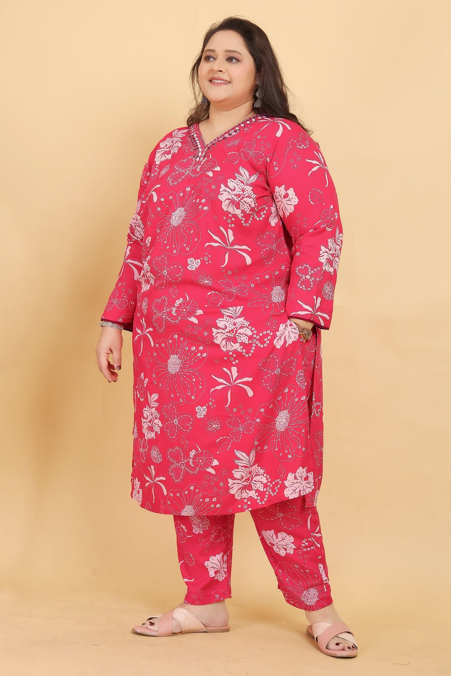 Pink Readymade Rayon Suit-SAR11756_4_SareeButa.com