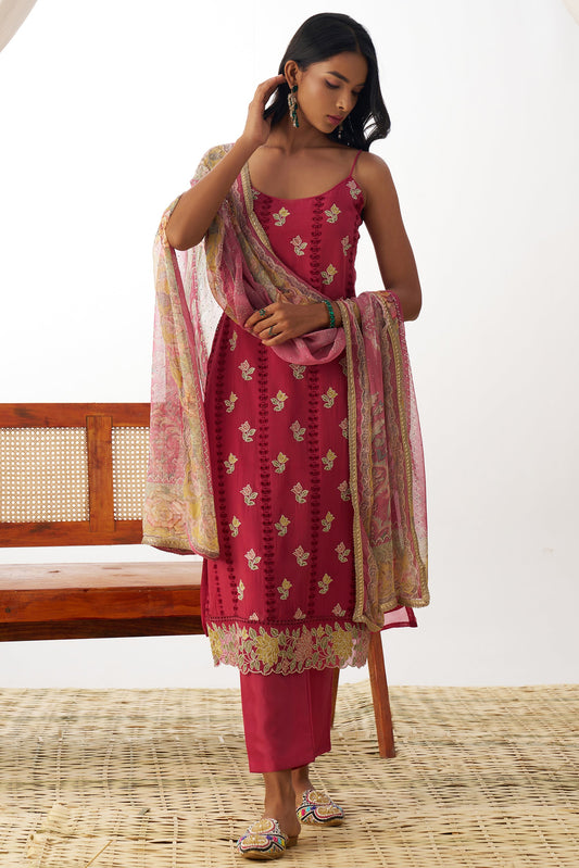 Pink Readymade Schiffli Organza Suit-SS442_1_SareeButa.com