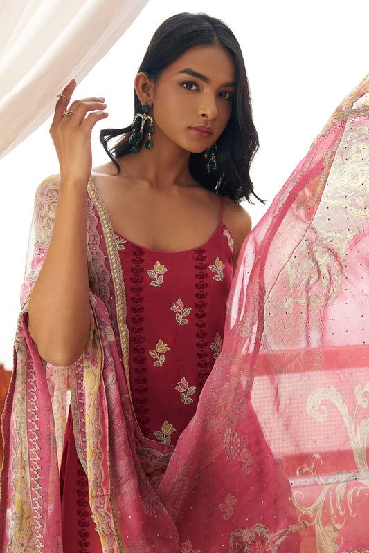 Pink Readymade Schiffli Organza Suit-SS442_2_SareeButa.com