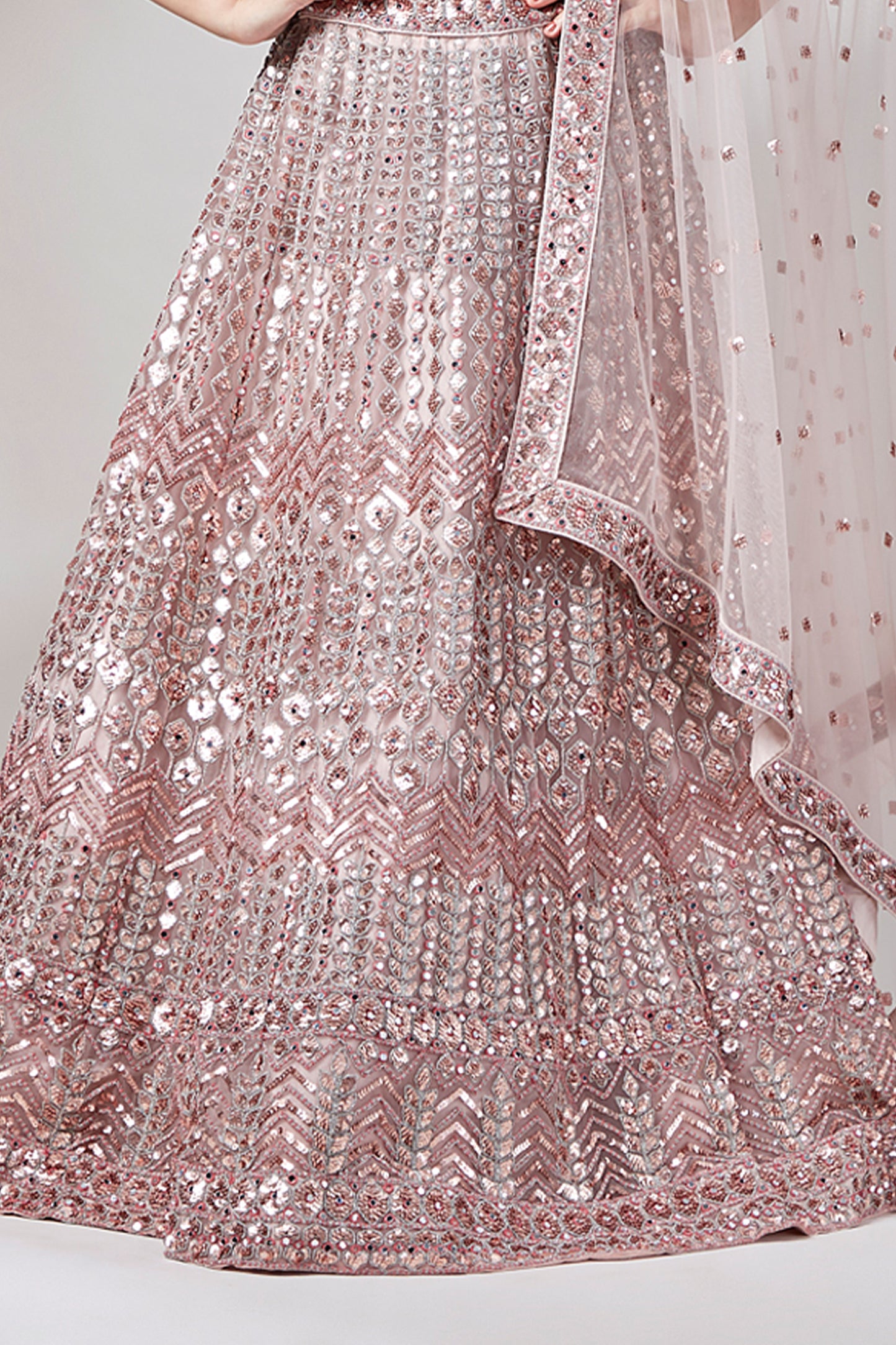 Pink Semi-Stitched Embroidered Net Lehenga-SAR12831_8_SareeButa.com