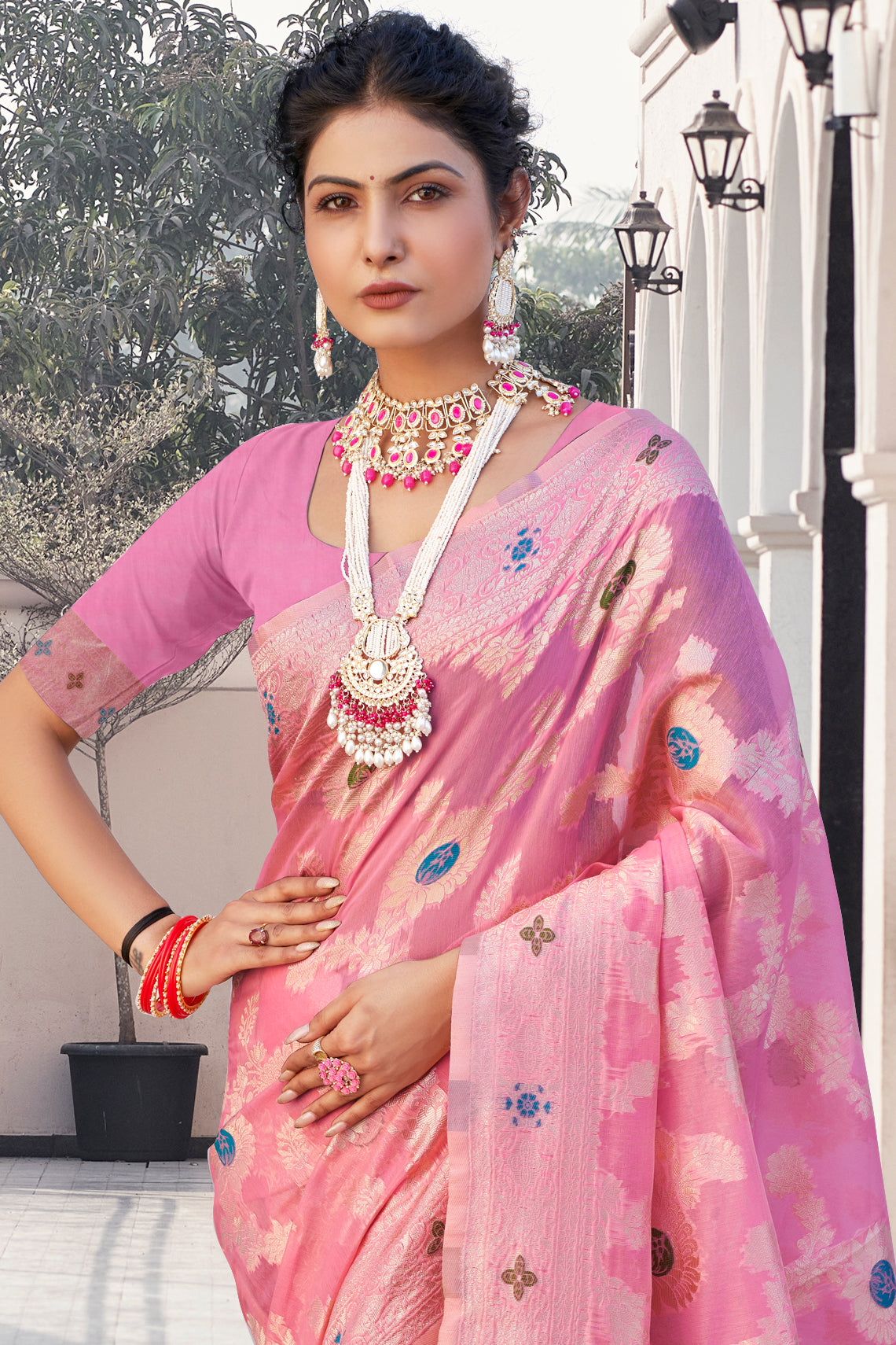 pink-woven-cotton-saree-zb132462_3_SareeButa.com