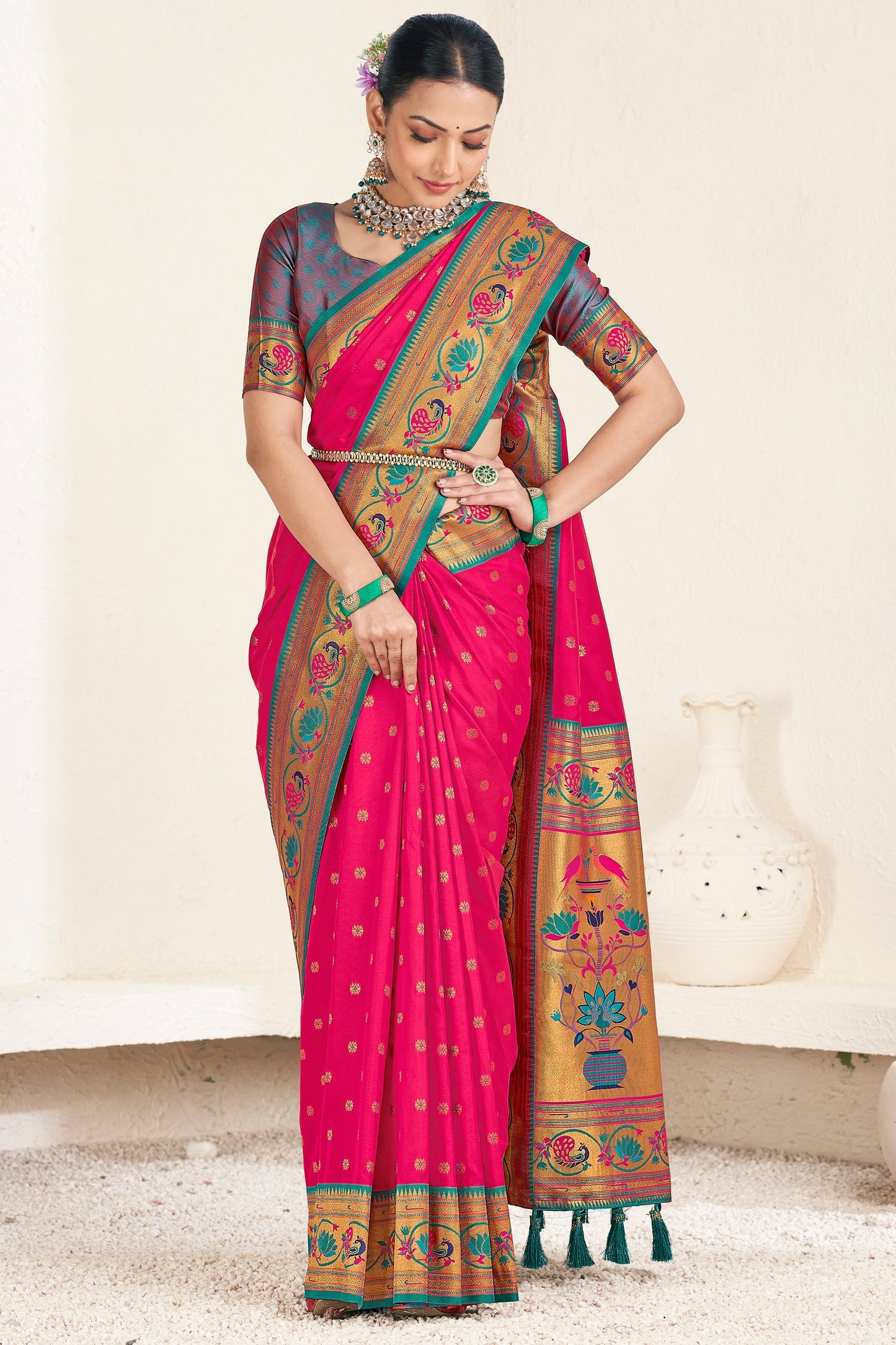 pink-silk-paithani-saree-zb132395_1_SareeButa.com