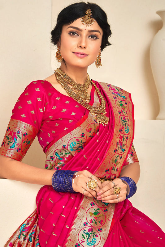 pink-silk-paithani-saree-zb132400_2_SareeButa.com