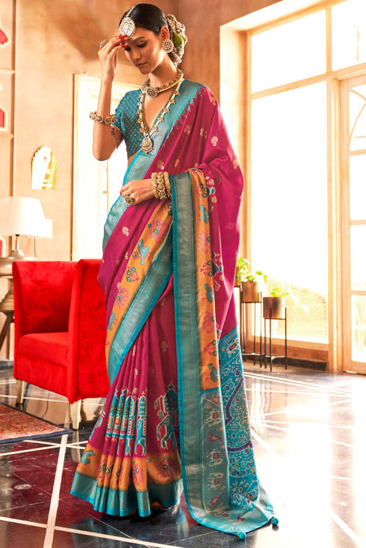 pink-silk-patola-saree-zb132076_1_SareeButa.com