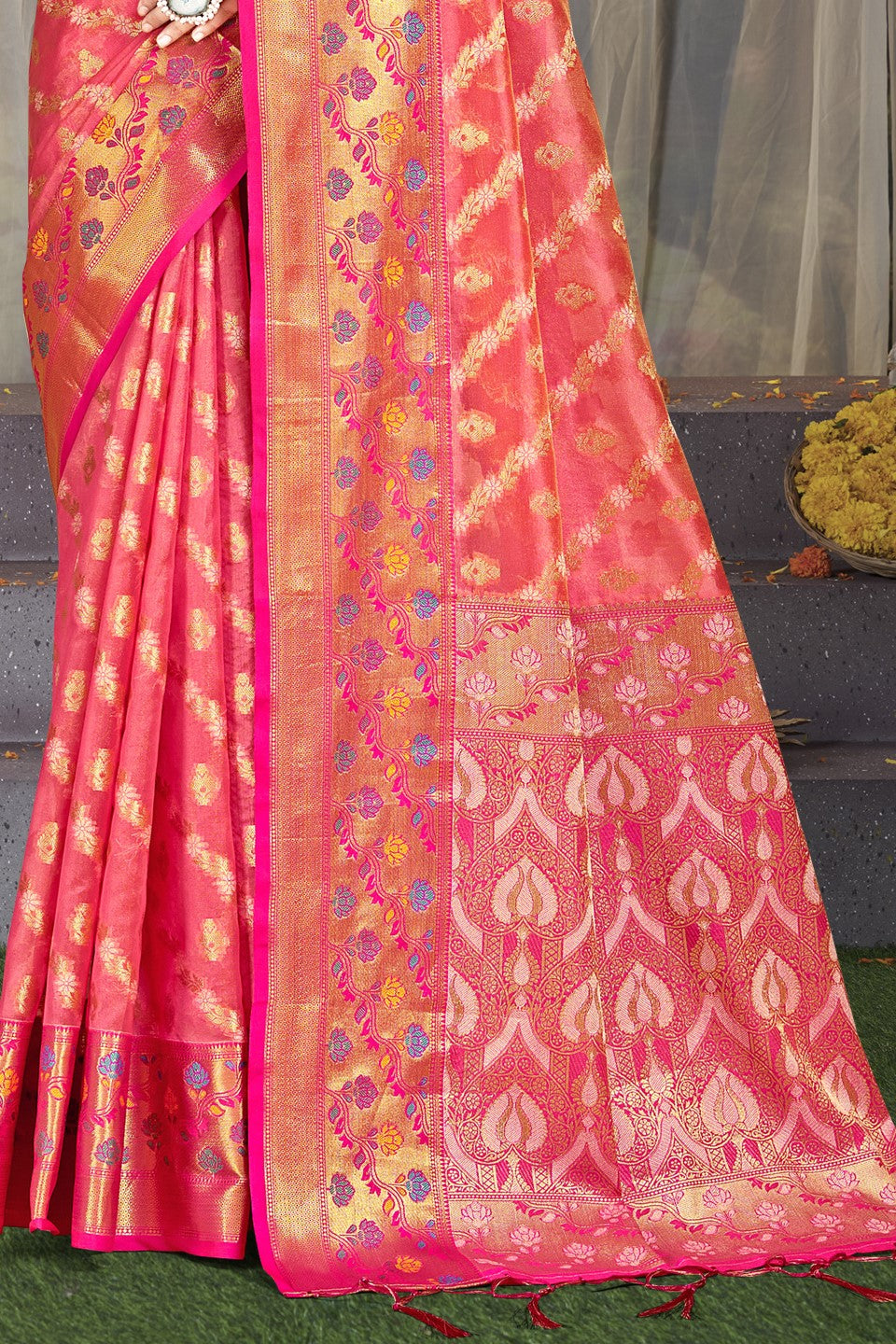 Pink Silk Saree-ZB132950_3_SareeButa.com