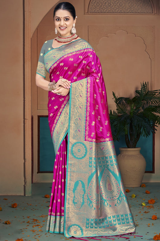 Pink Silk Saree-ZB132969_1_SareeButa.com