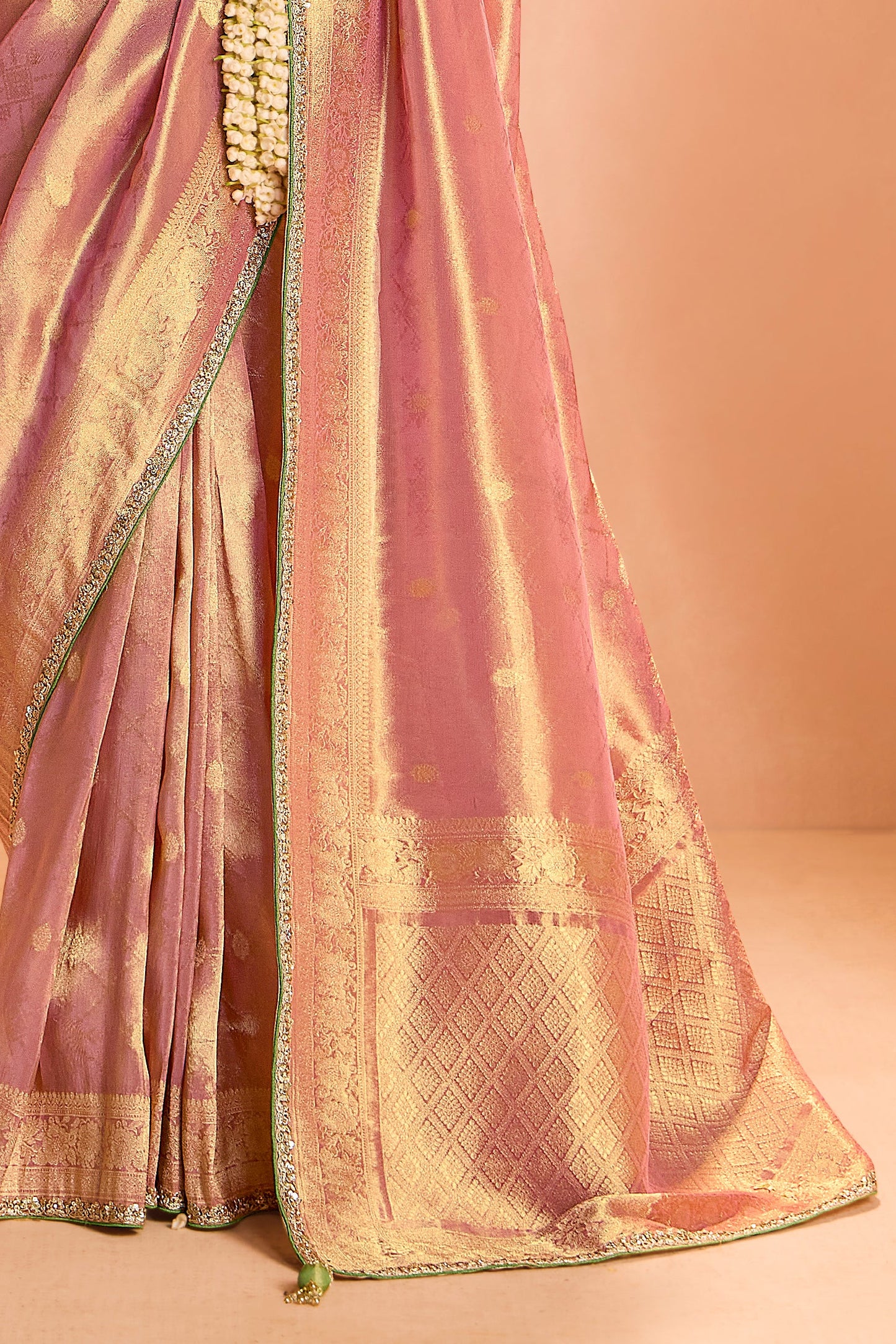 Pink Tissue Silk Saree with Zari Work-ZB133865_4_SareeButa.com