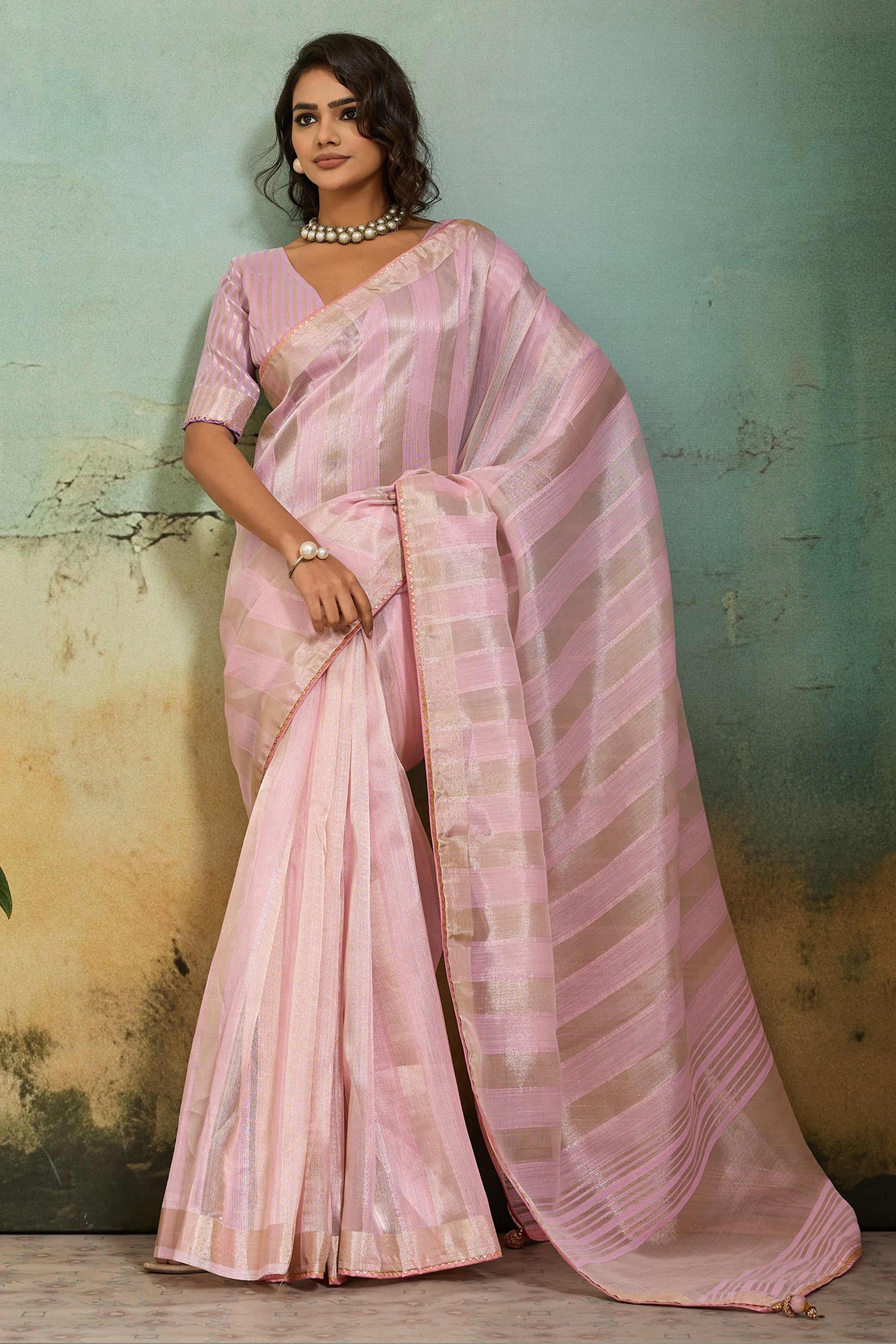 Pink Woven Cotton Silk Saree-SAR12565_1_SareeButa.com