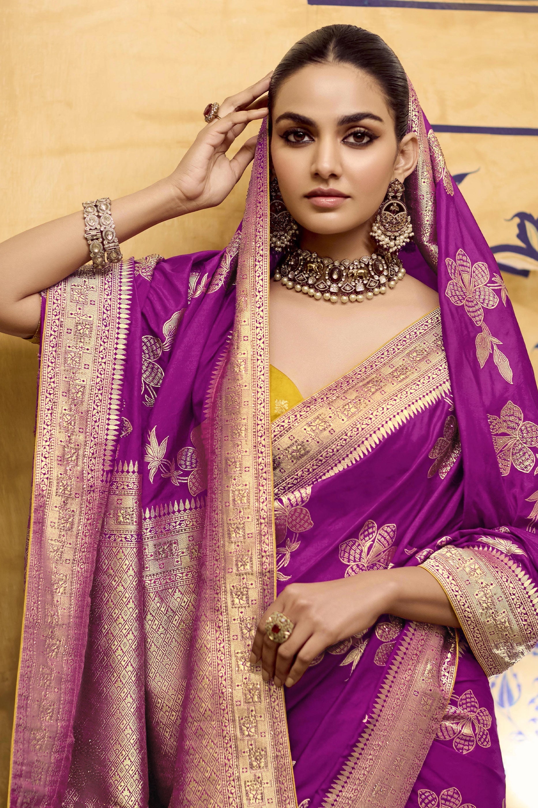 Pink Woven Crepe Silk Saree-SAR11161_2_SareeButa.com