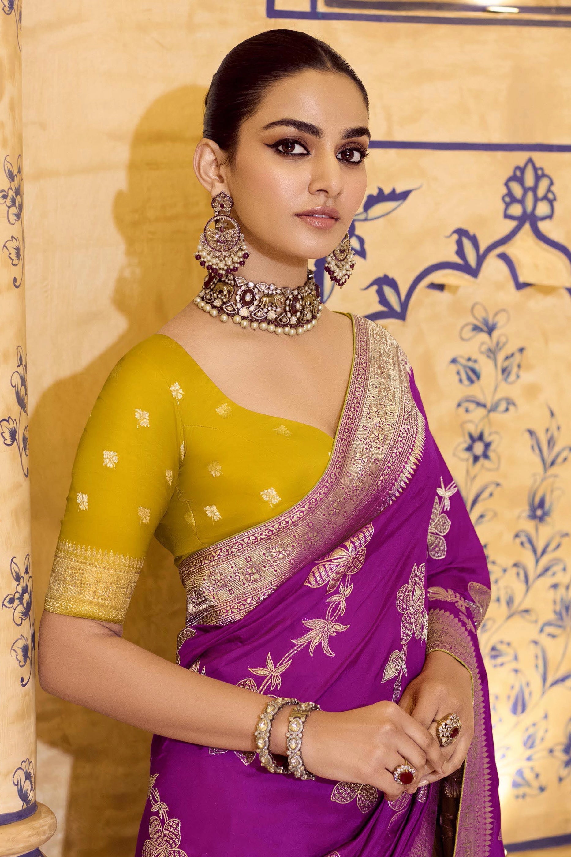 Pink Woven Crepe Silk Saree-SAR11161_4_SareeButa.com