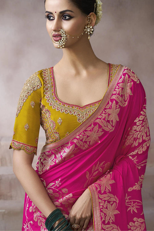Pink Woven Crepe Silk Saree-SAR11604_2_SareeButa.com