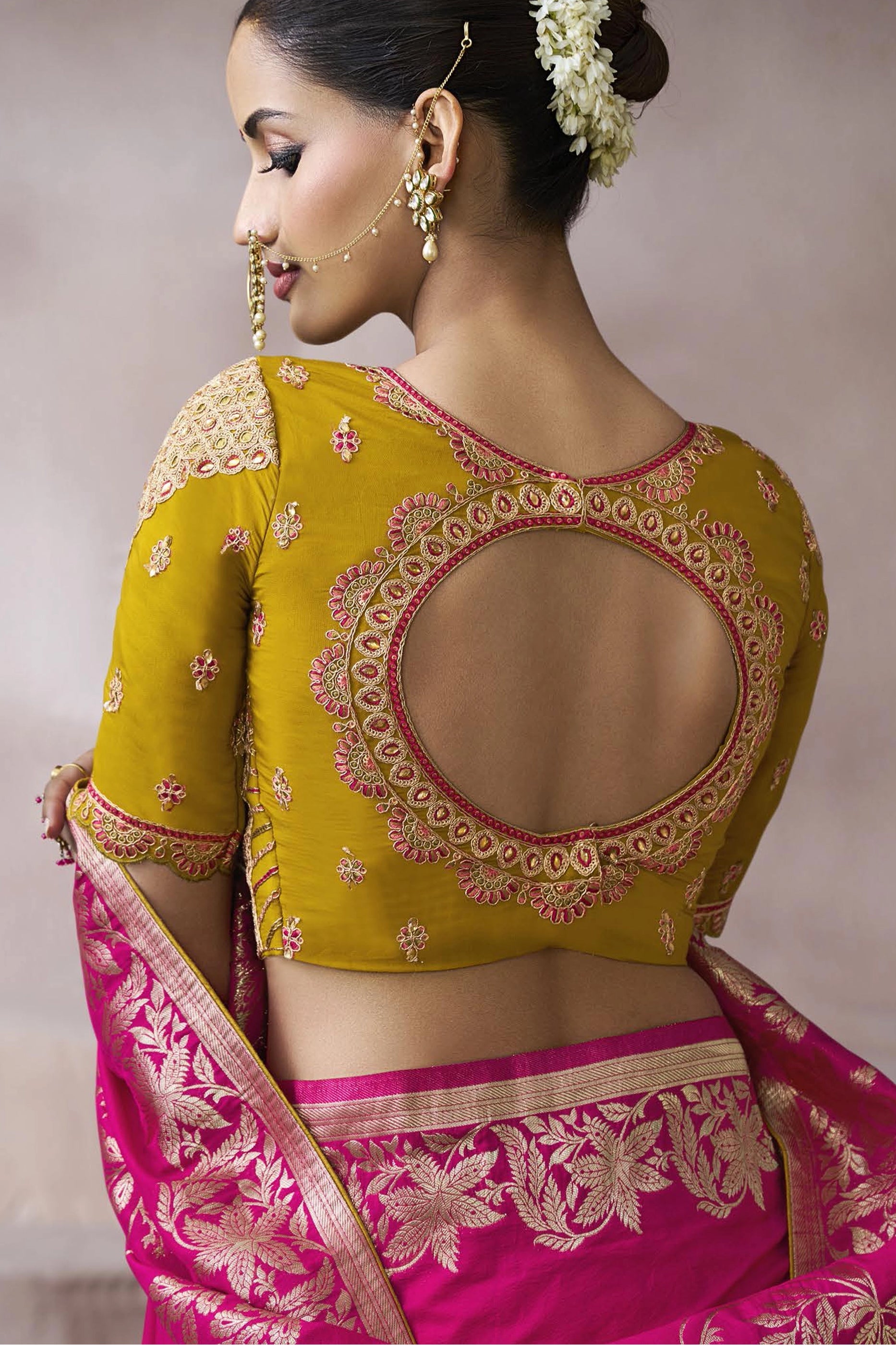 Pink Woven Crepe Silk Saree-SAR11604_3_SareeButa.com