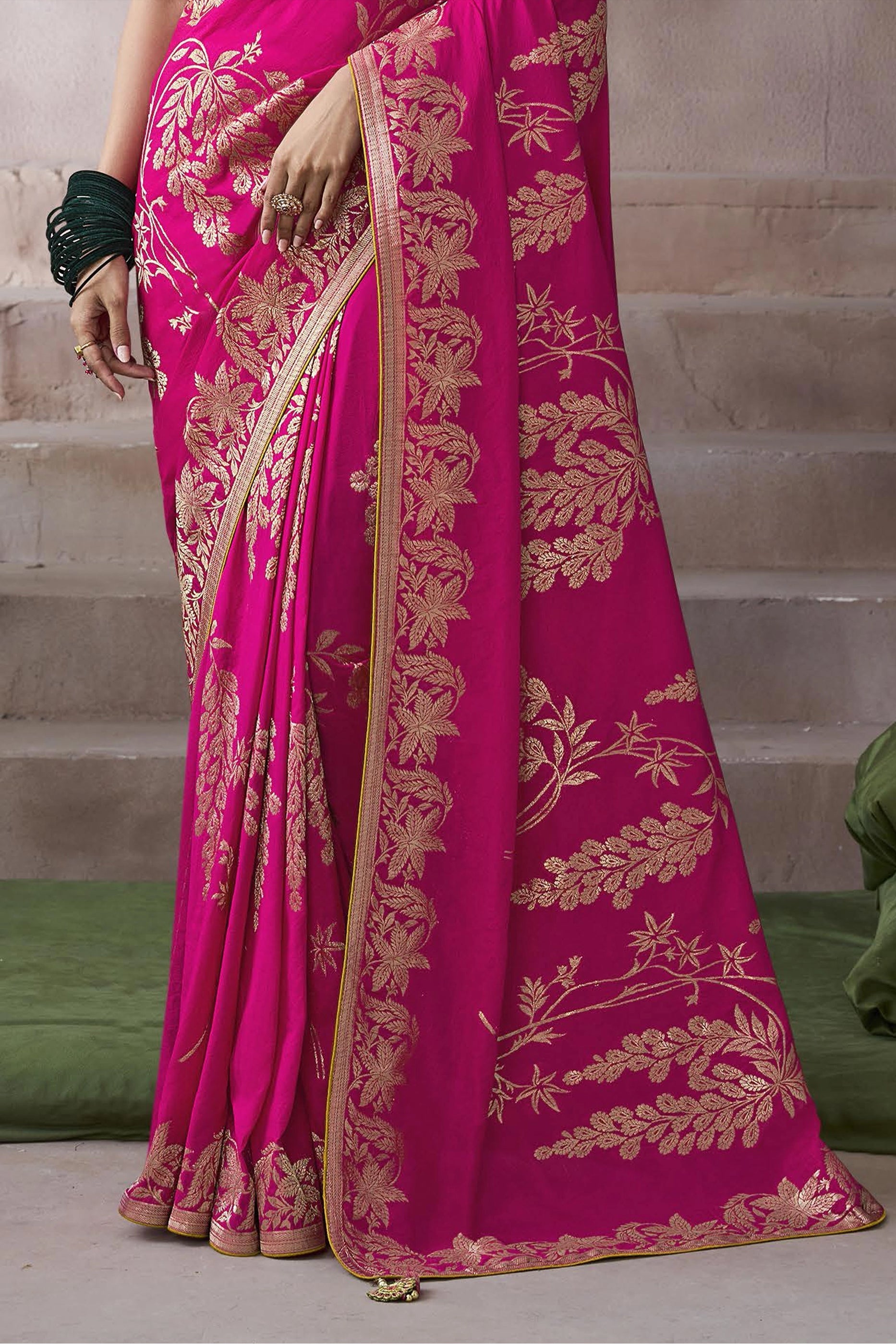 Pink Woven Crepe Silk Saree-SAR11604_5_SareeButa.com