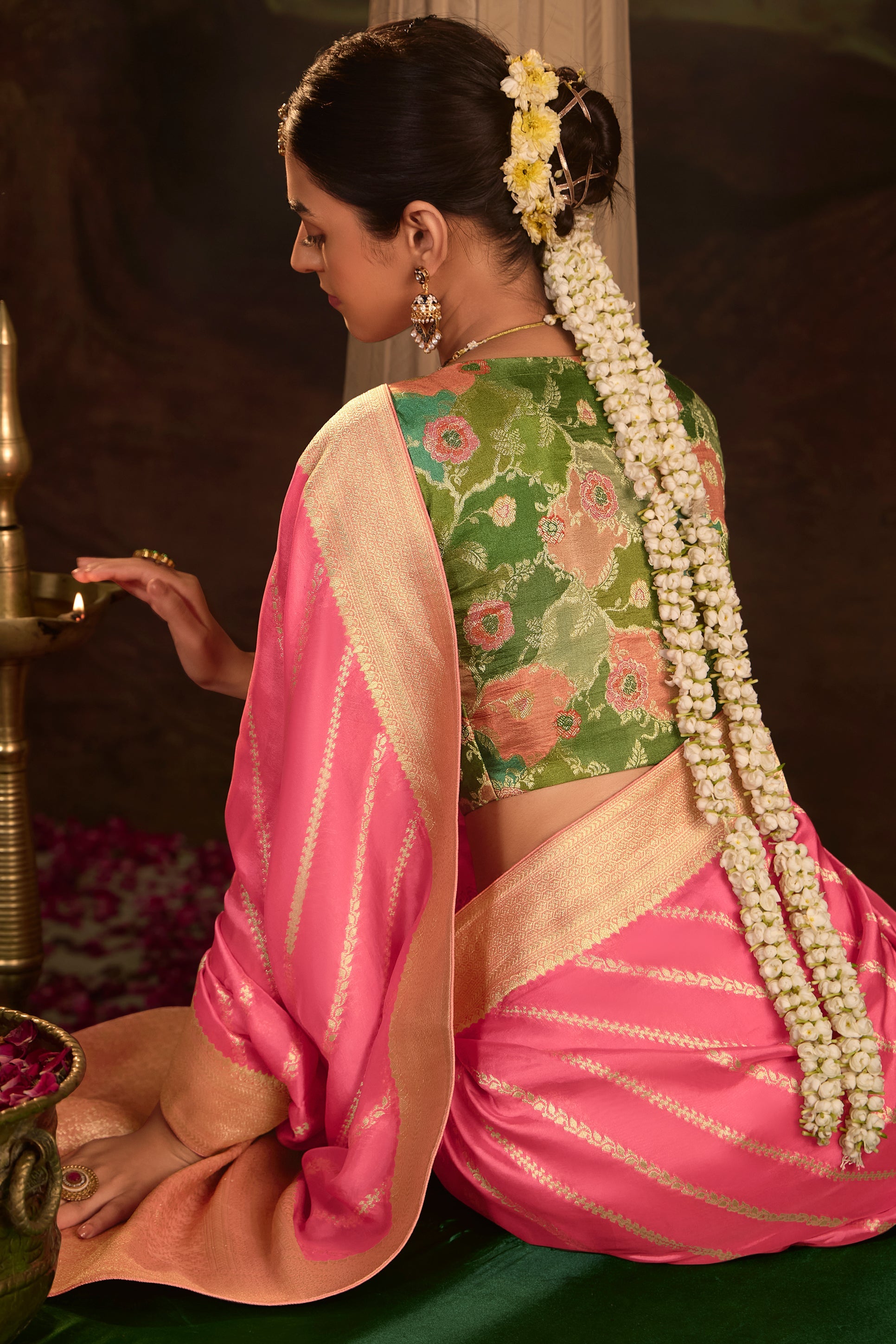 Pink Woven Crepe Silk Saree-ZB133579_3_SareeButa.com