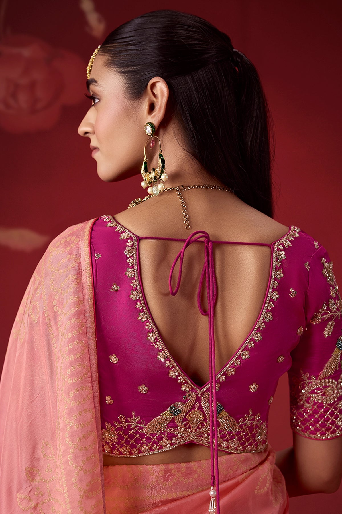Pink Woven Dola Crepe Silk Saree-SAR13415_3_SareeButa.com