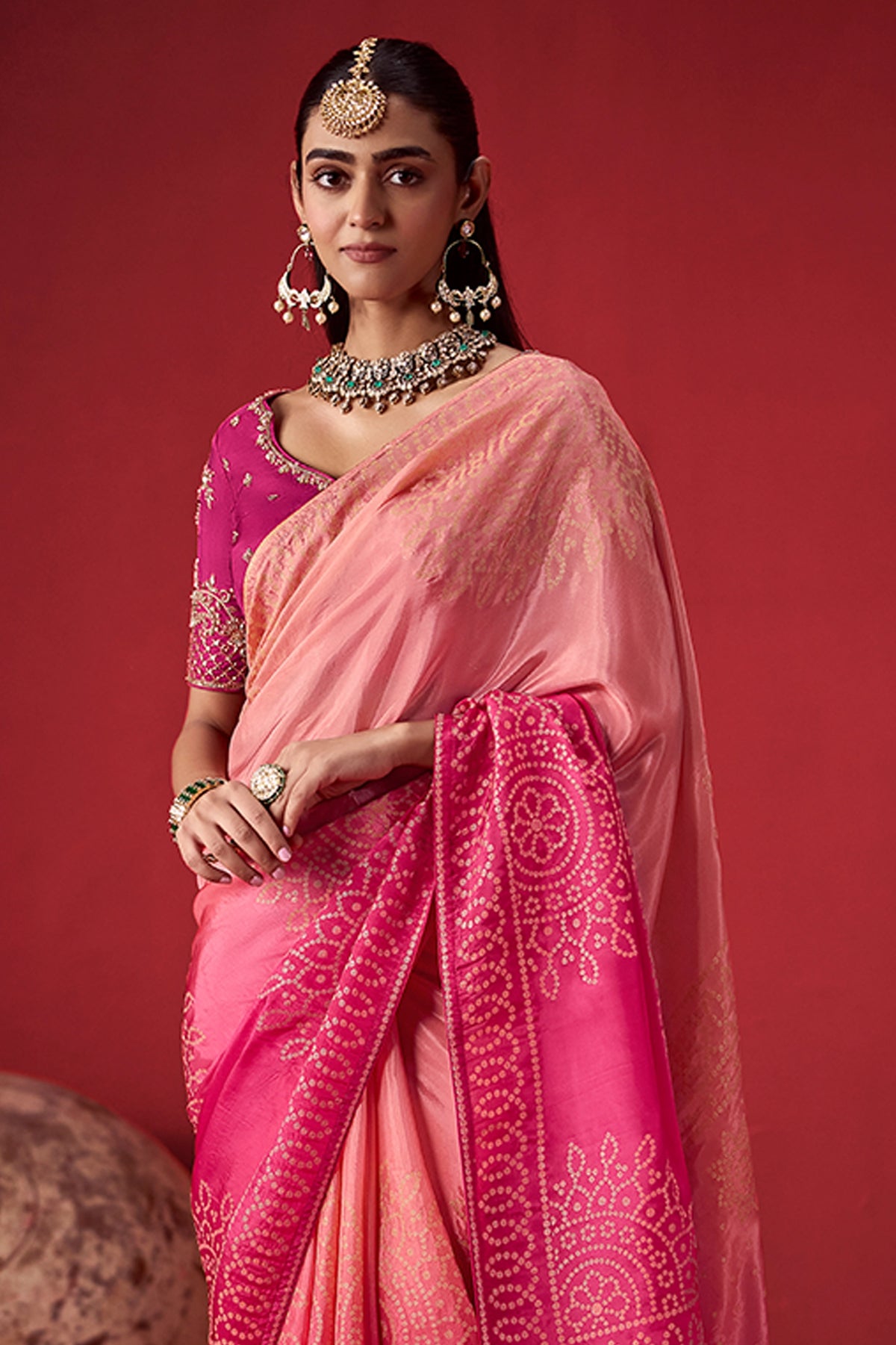 Pink Woven Dola Crepe Silk Saree-SAR13415_5_SareeButa.com