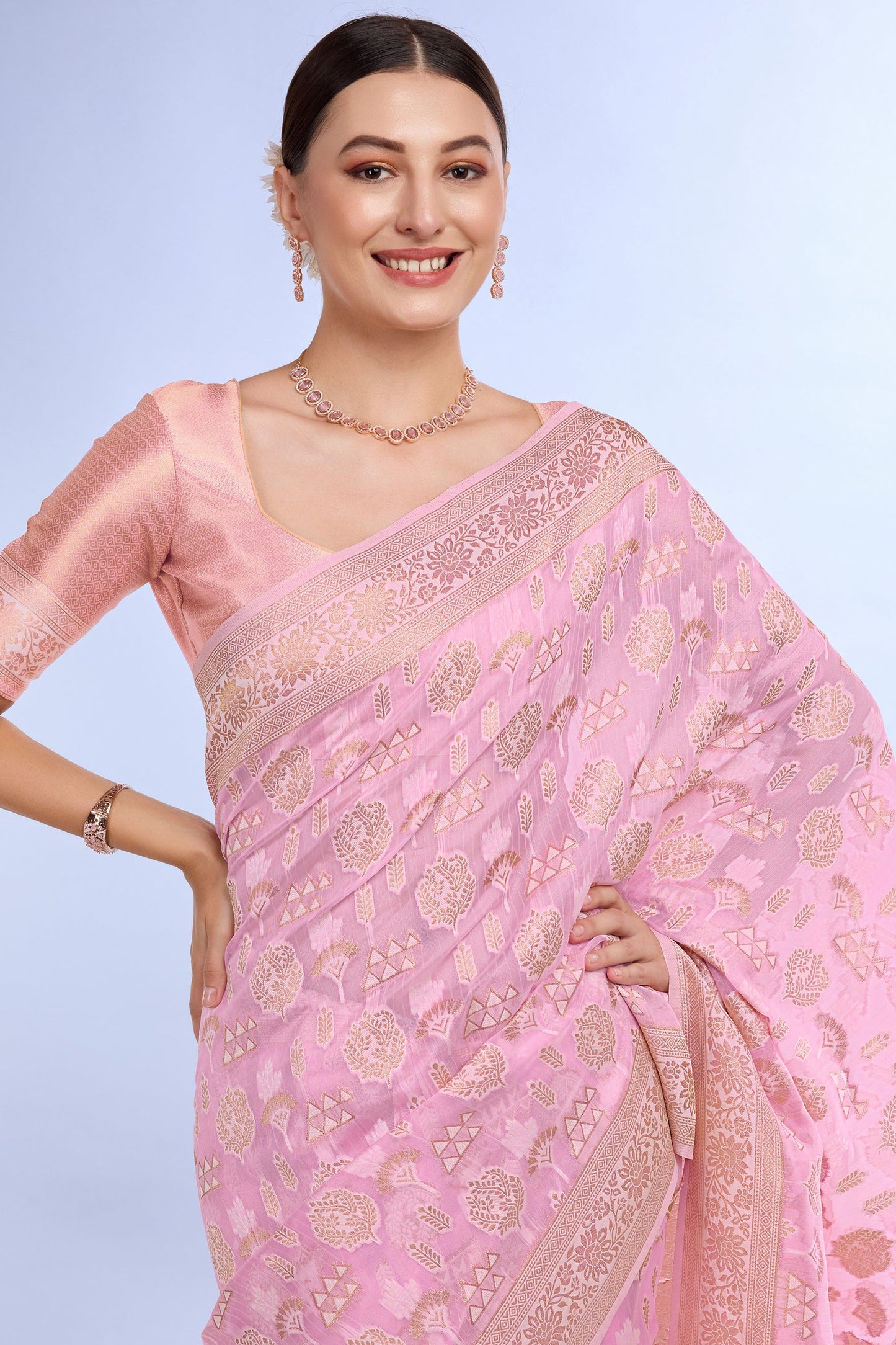 pink-woven-organza-saree-zb132166_2_SareeButa.com