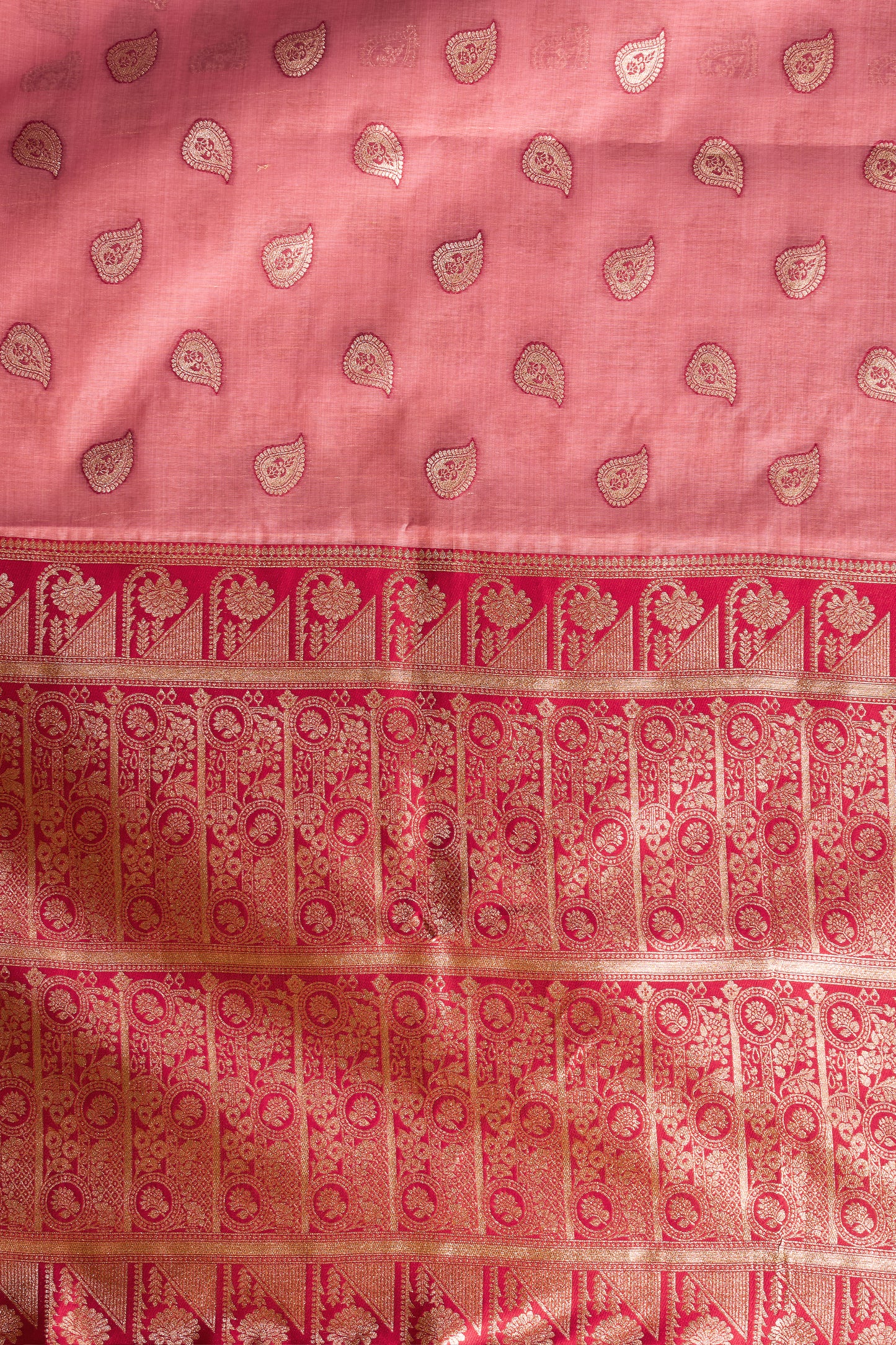 Pink Woven Silk Saree-SAR12630_3_SareeButa.com