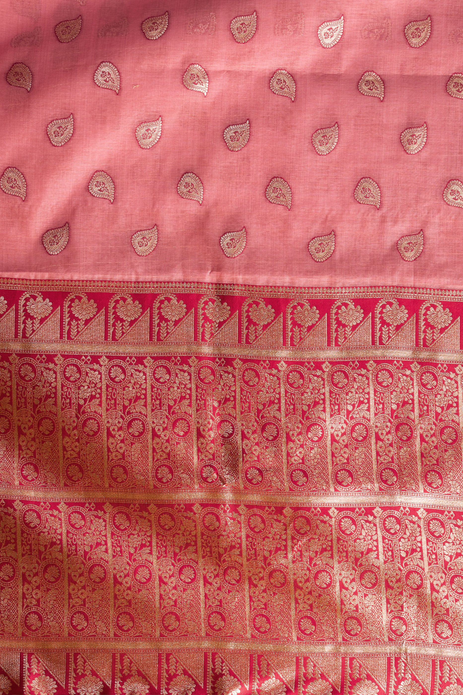 Pink Woven Silk Saree-SAR12630_3_SareeButa.com