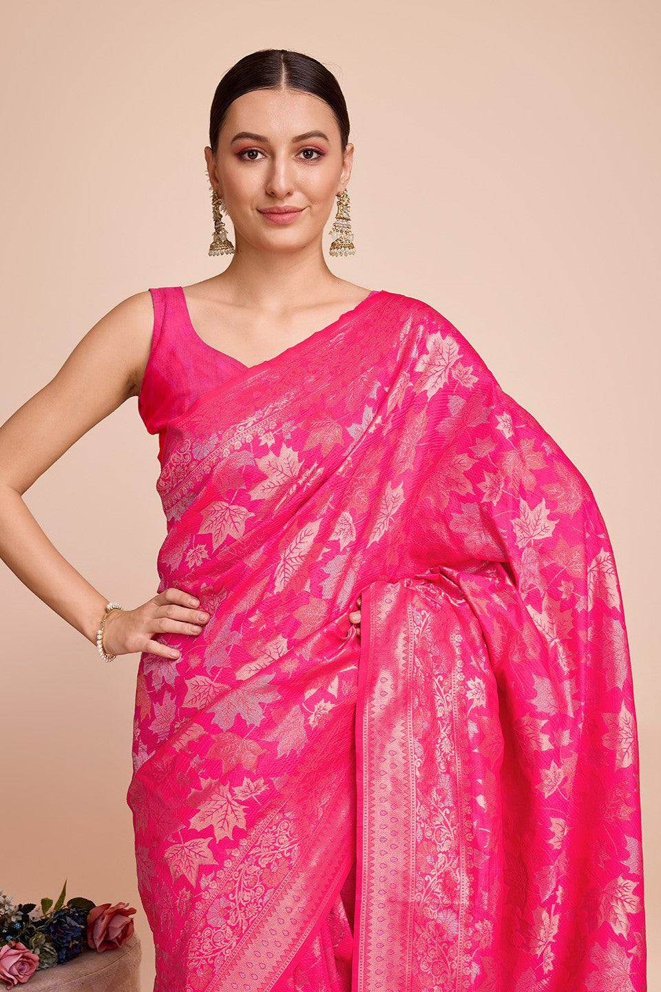 pink-woven-silk-saree-zb131439_3_SareeButa.com