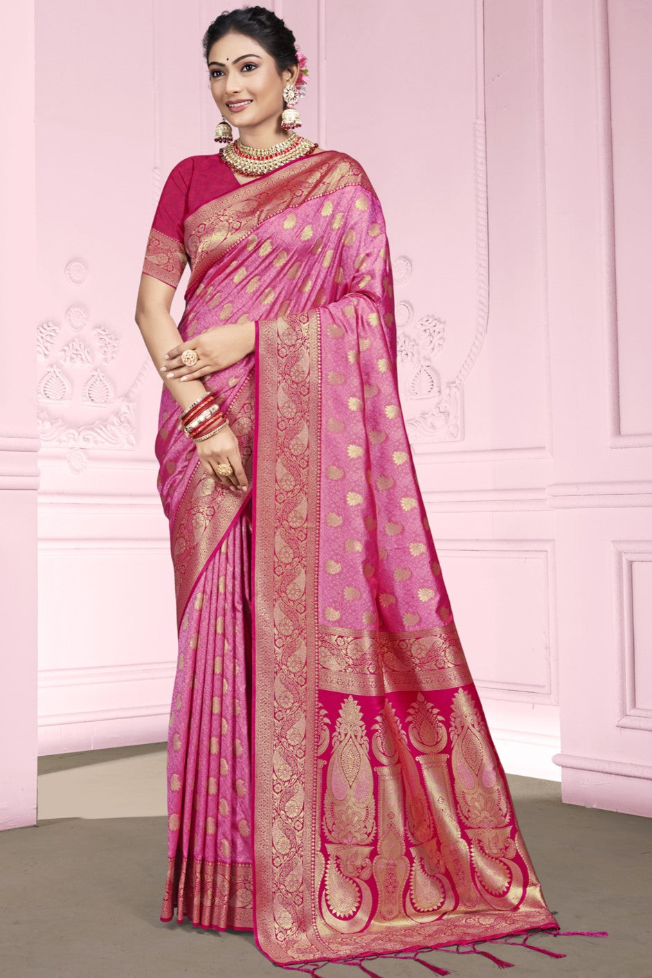 pink-woven-silk-saree-zb132938_1_SareeButa.com