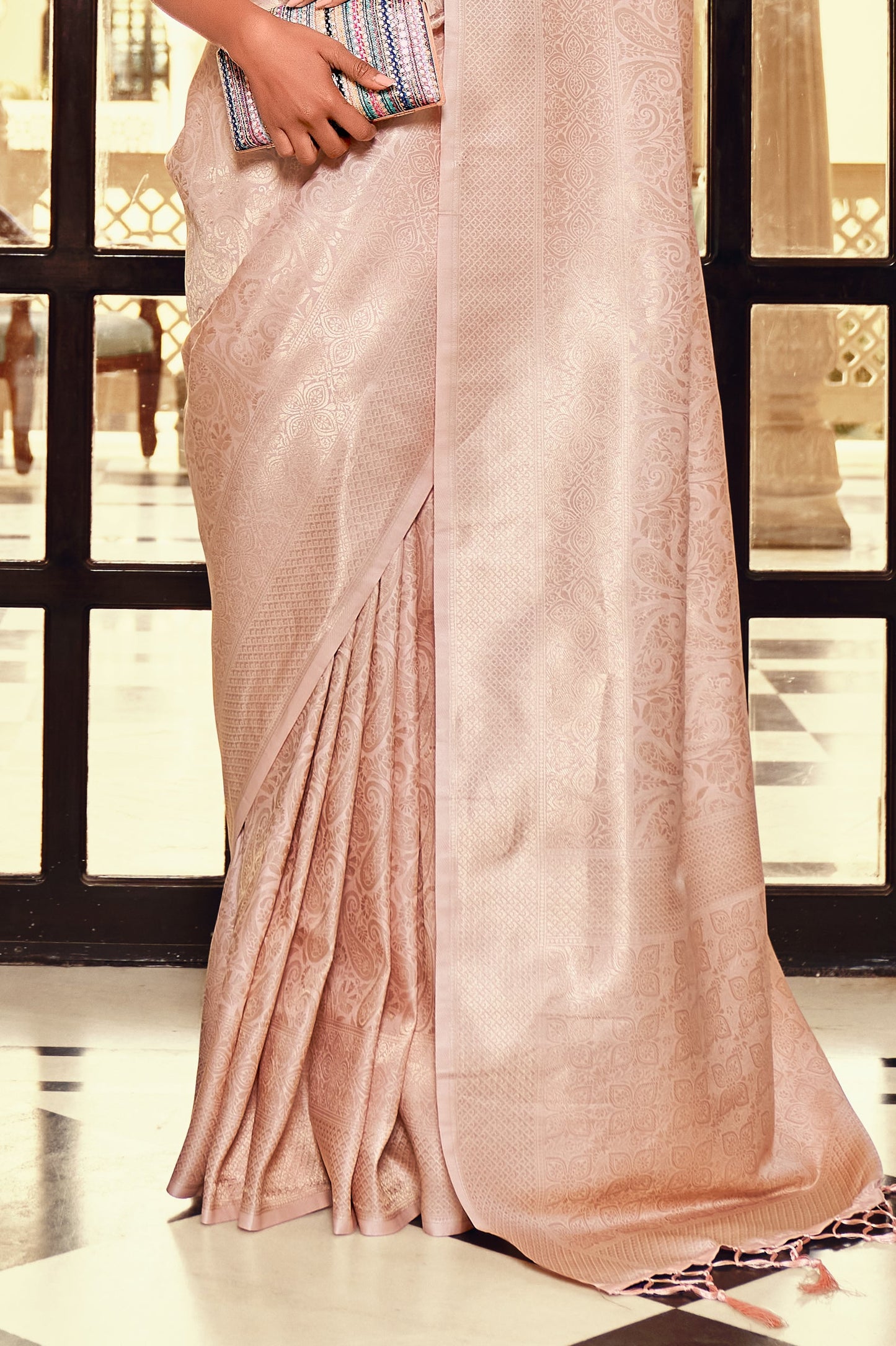 Light Pink Woven Silk Saree-ZB134150_4_SareeButa.com