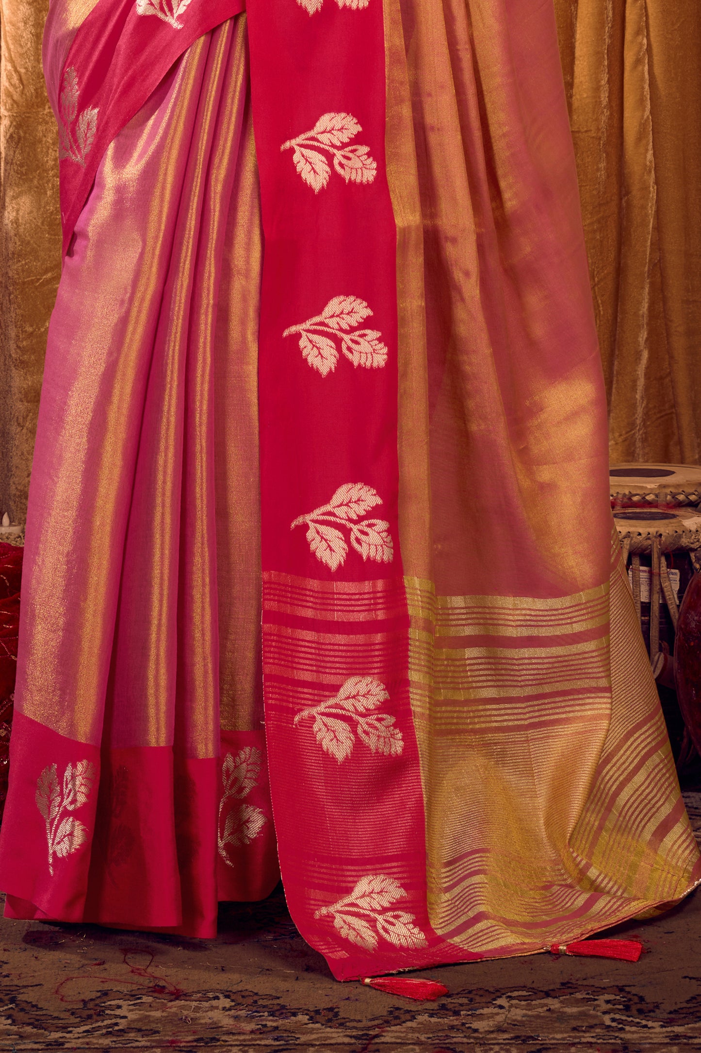 Pink Woven Tissue Saree-SAR12639_5_SareeButa.com