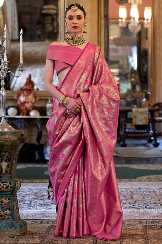 Pink Woven Tissue Silk Saree-SAR11319_1_SareeButa.com