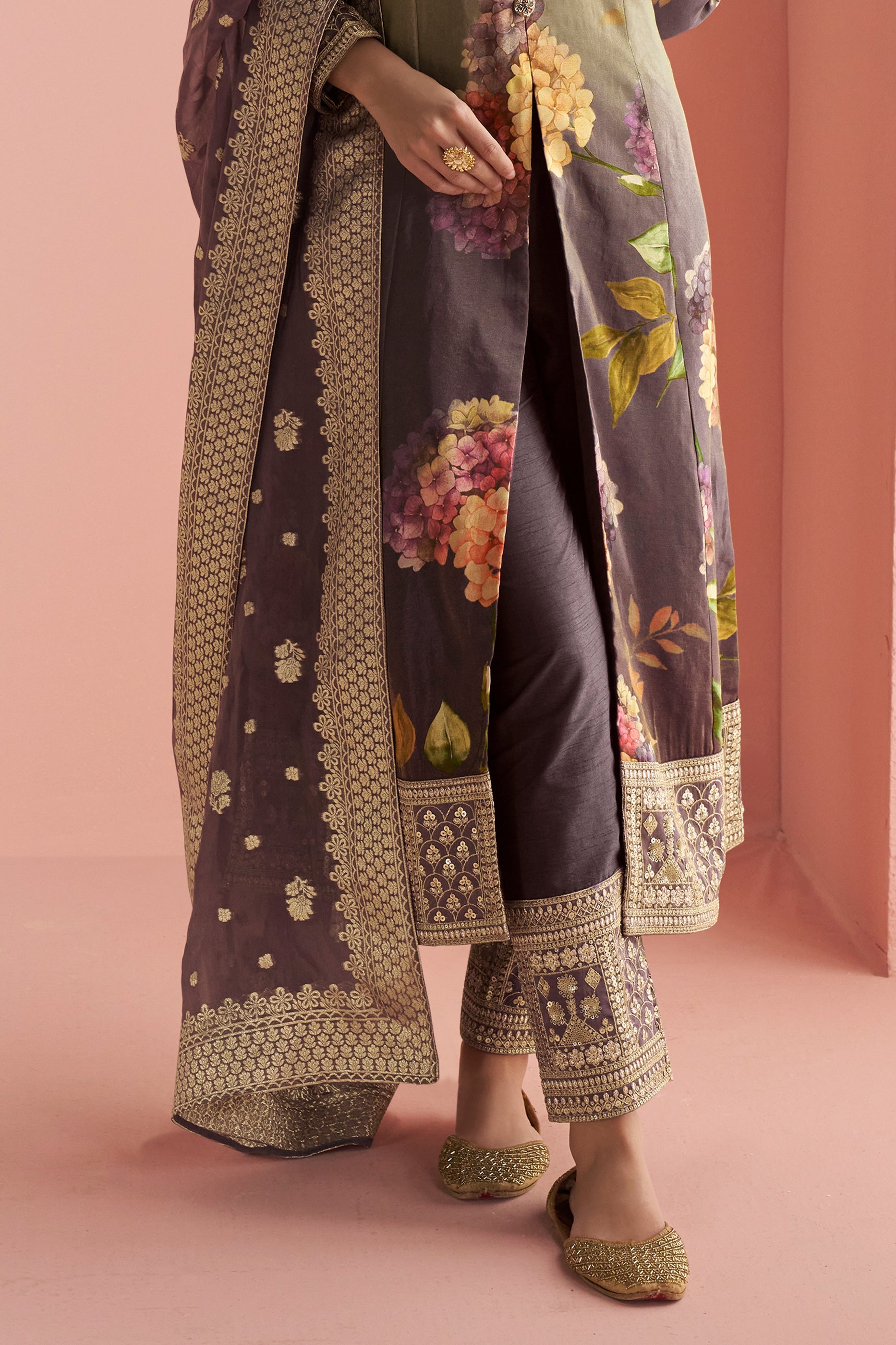 Pista Green Readymade Embroidered Silk Suit-SAR10501_4_SareeButa.com