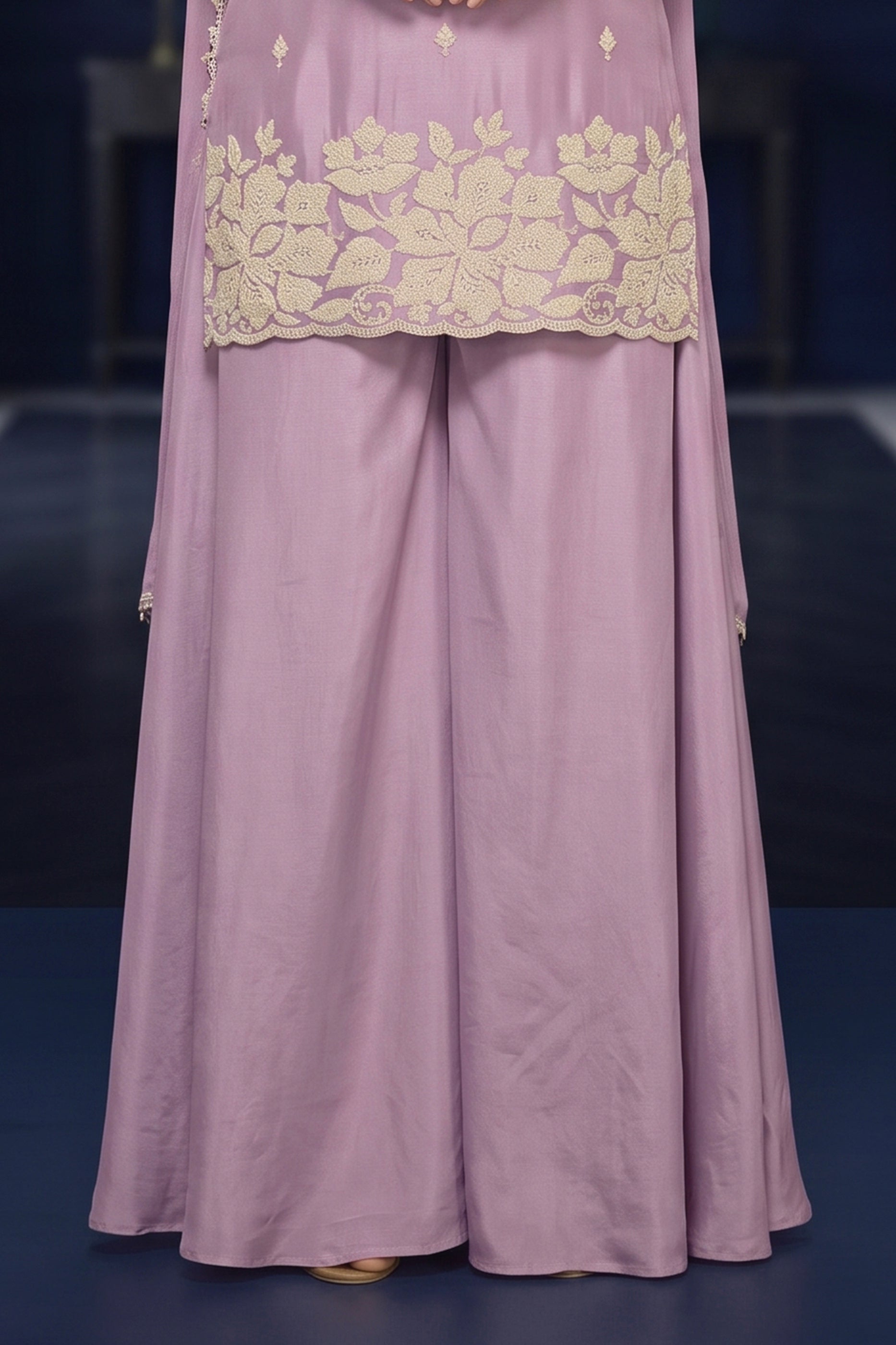 Powder Purple Readymade Bead Work Chinon Suit-SAR12979_7_SareeButa.com