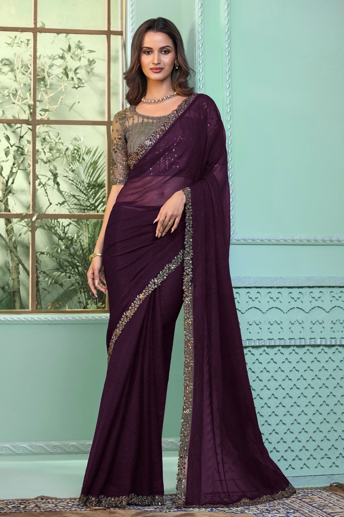 purple-chiffon-saree-zb131717_1_SareeButa.com