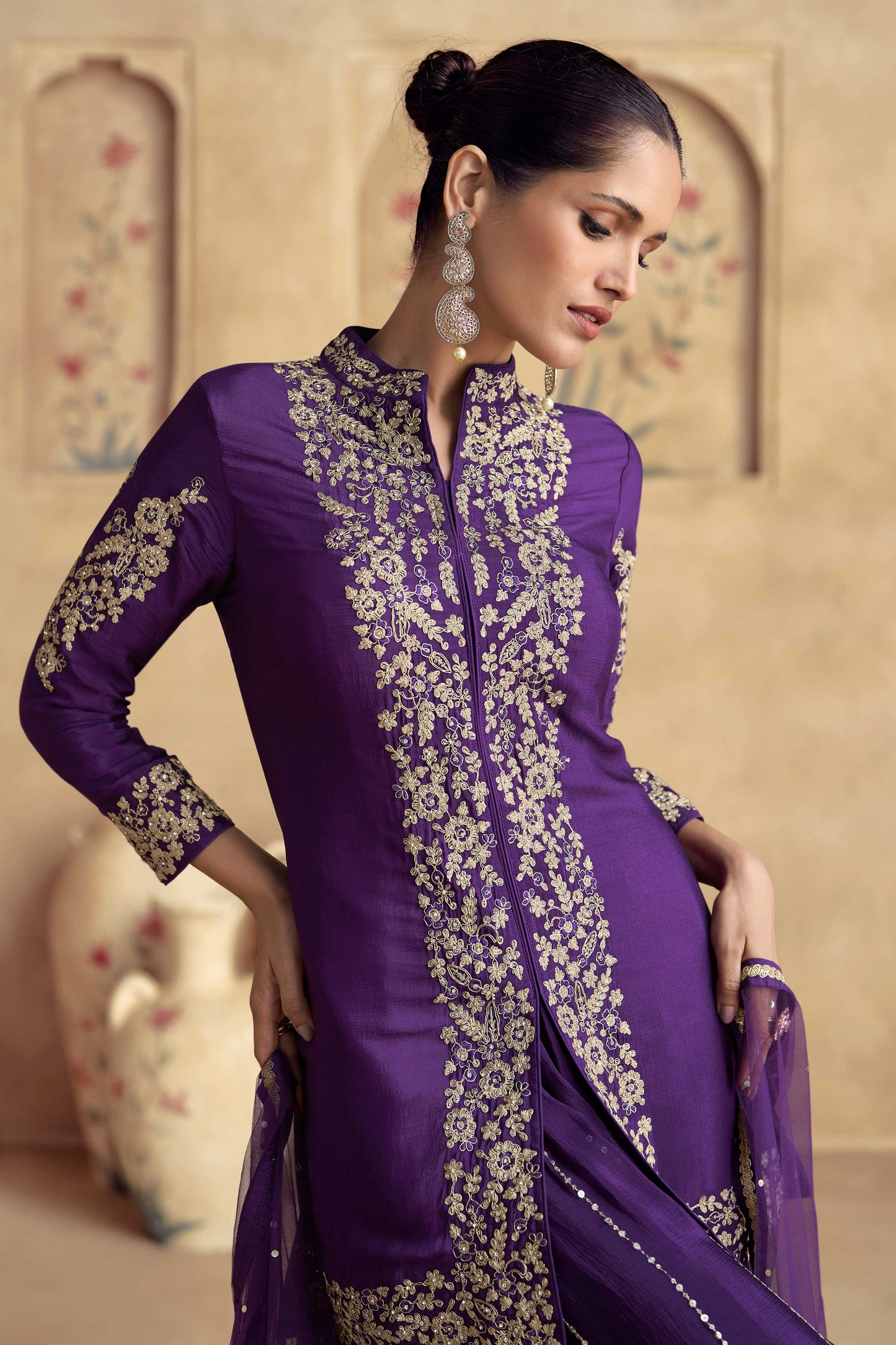 Purple-Chinon-Readymade-Palazzo-Suit-SS174_04