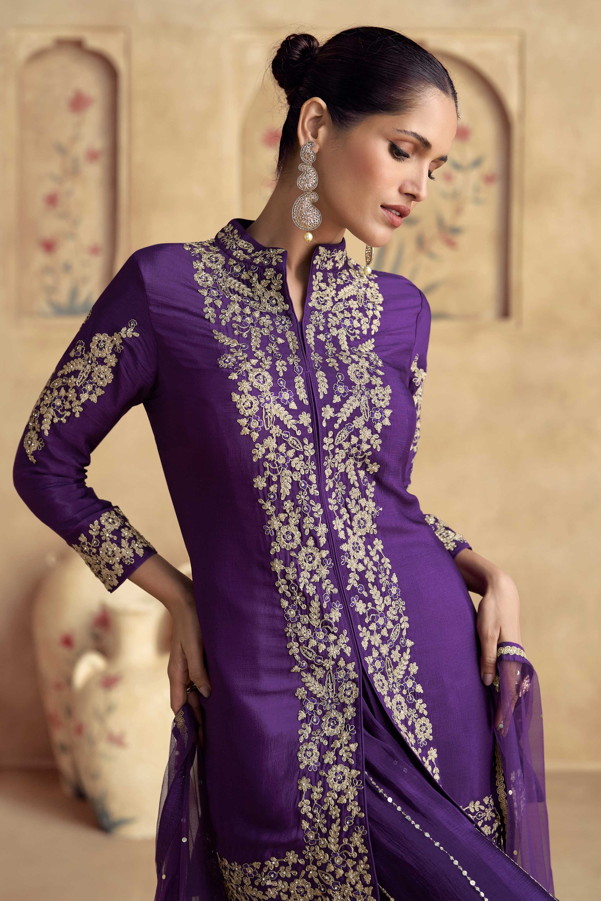 Purple-Chinon-Readymade-Palazzo-Suit-SS174_04