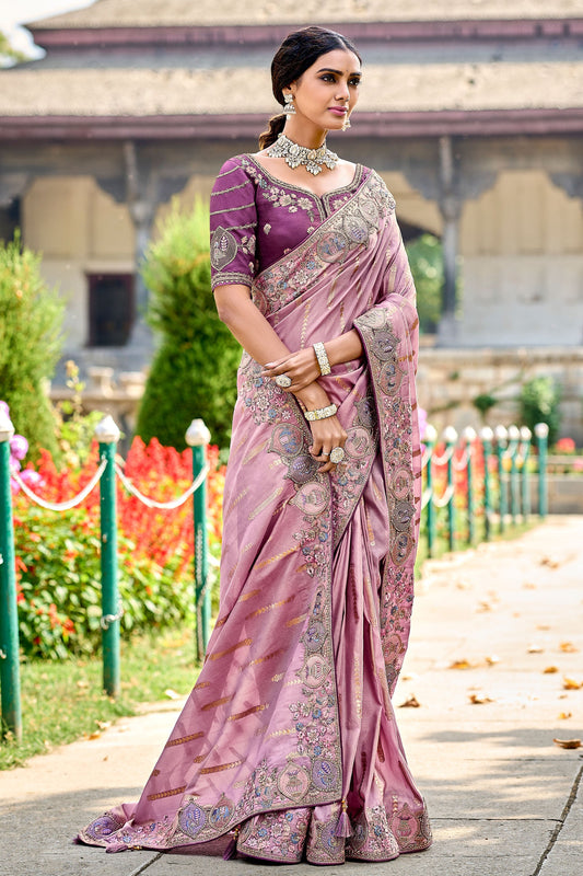 purple-embroidered-banarasi-saree-zb131845_1_SareeButa.com