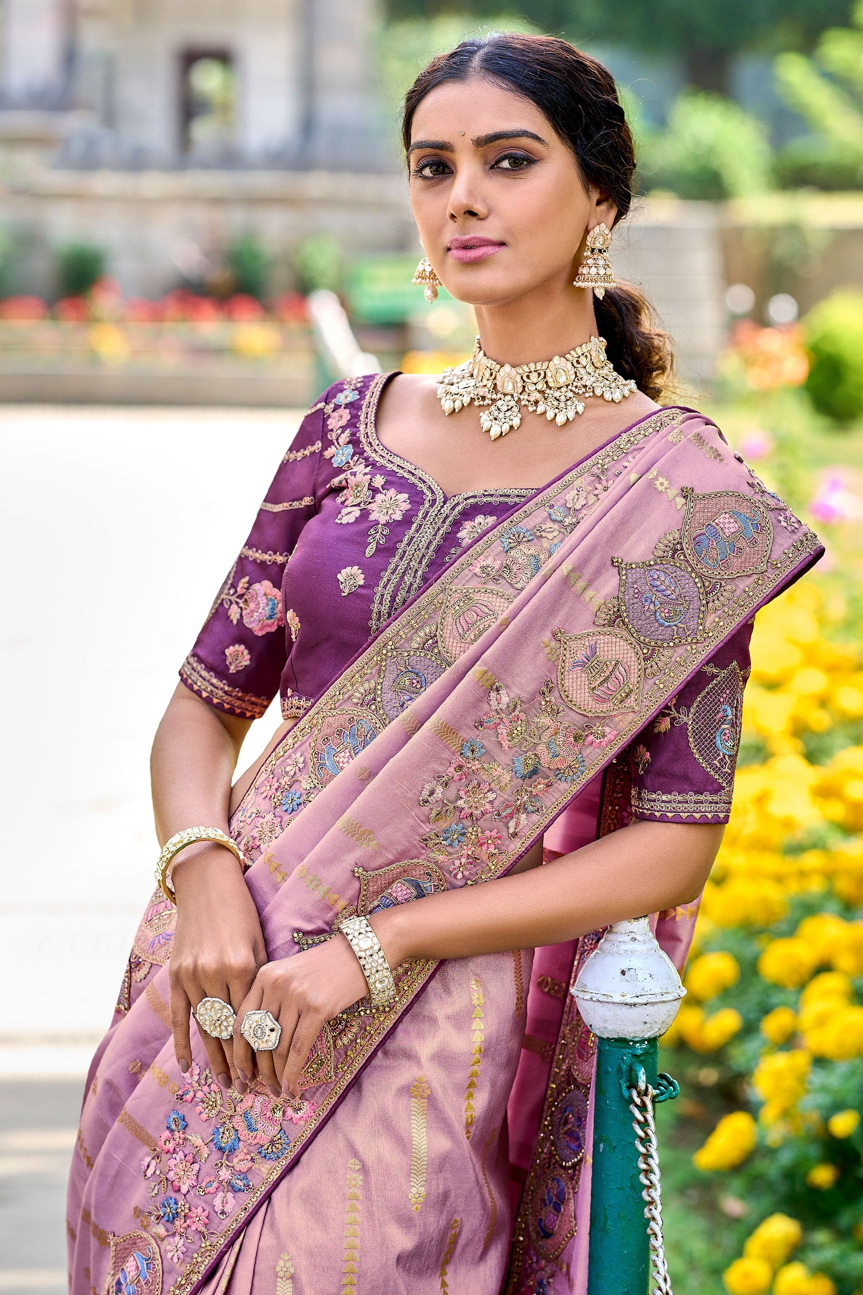 purple-embroidered-banarasi-saree-zb131845_2_SareeButa.com