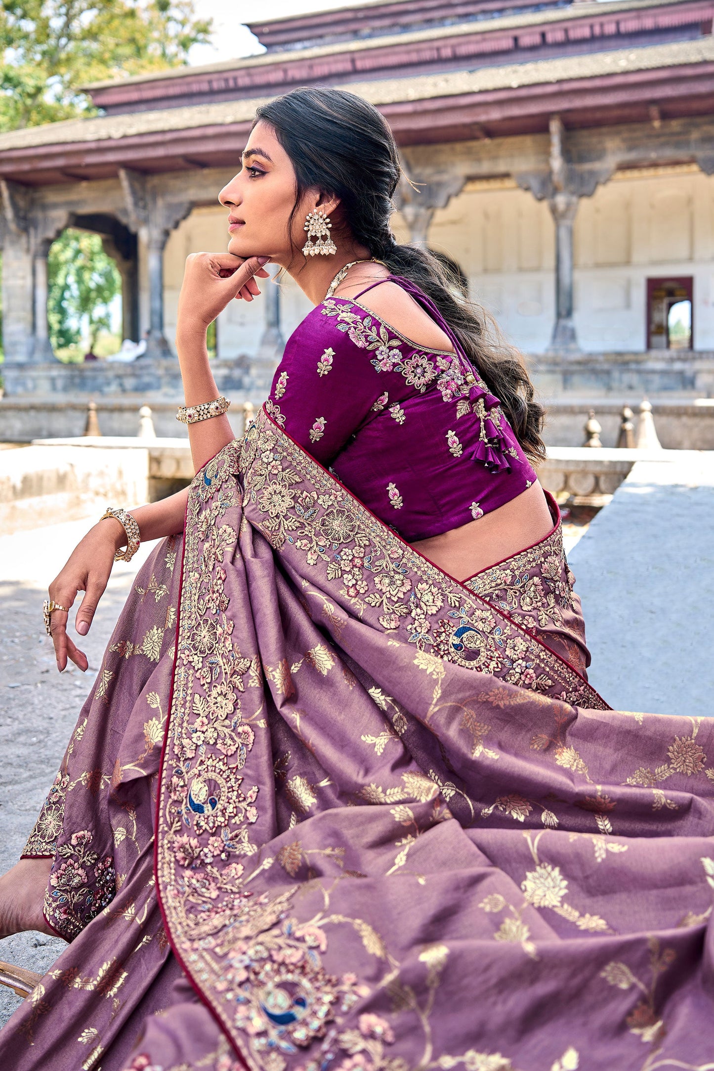 purple-embroidered-banarasi-saree-zb131851_3_SareeButa.com