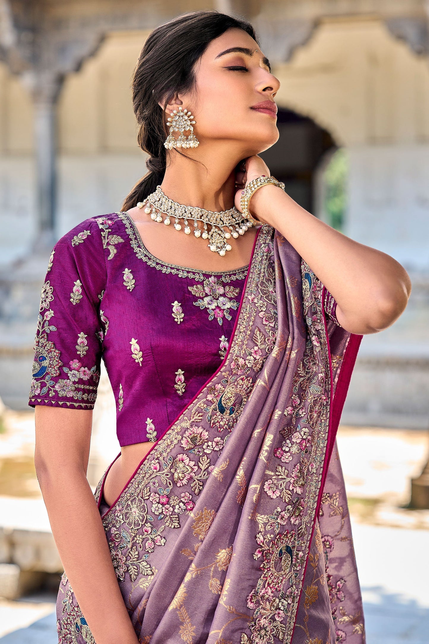 purple-embroidered-banarasi-saree-zb131851_4_SareeButa.com