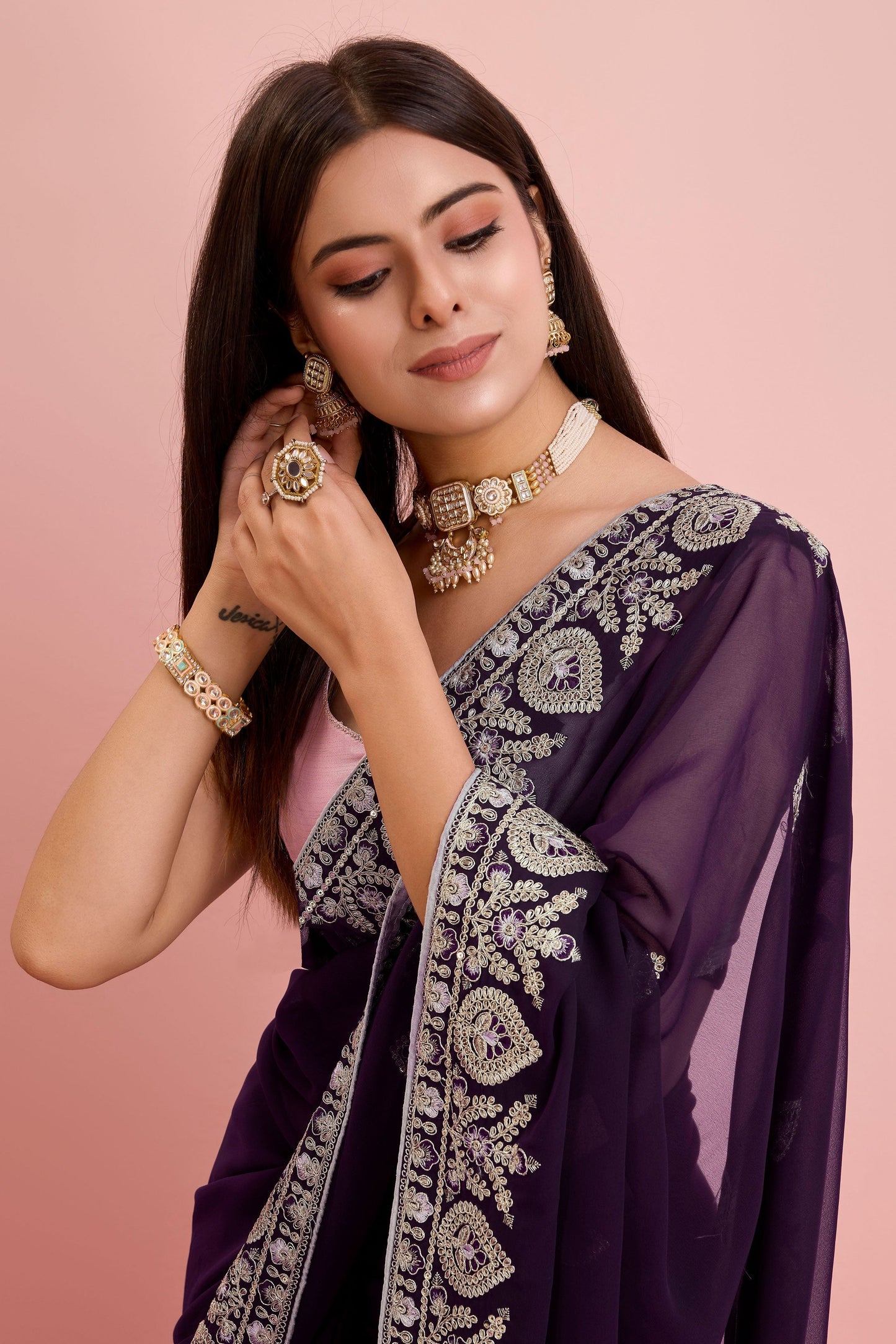 purple-embroidered-georgette-saree-zb131405_3_SareeButa.com