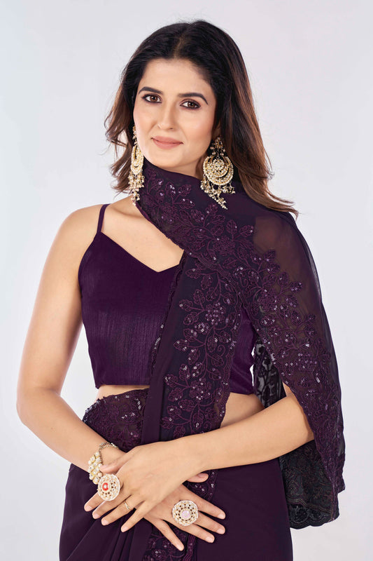 purple-embroidered-georgette-saree-zb132124_2_SareeButa.com