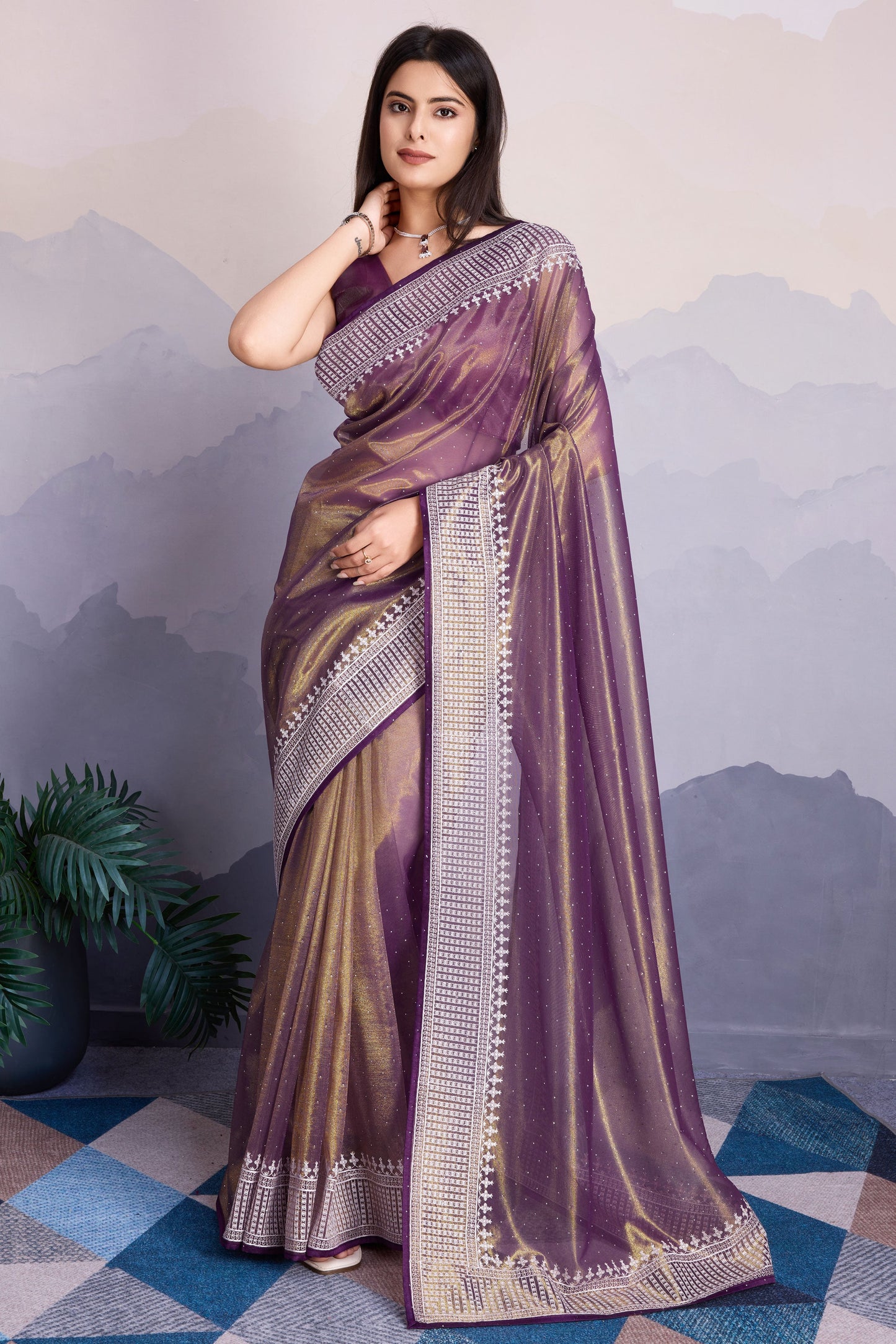 purple-embroidered-net-saree-zb132818_1_SareeButa.com