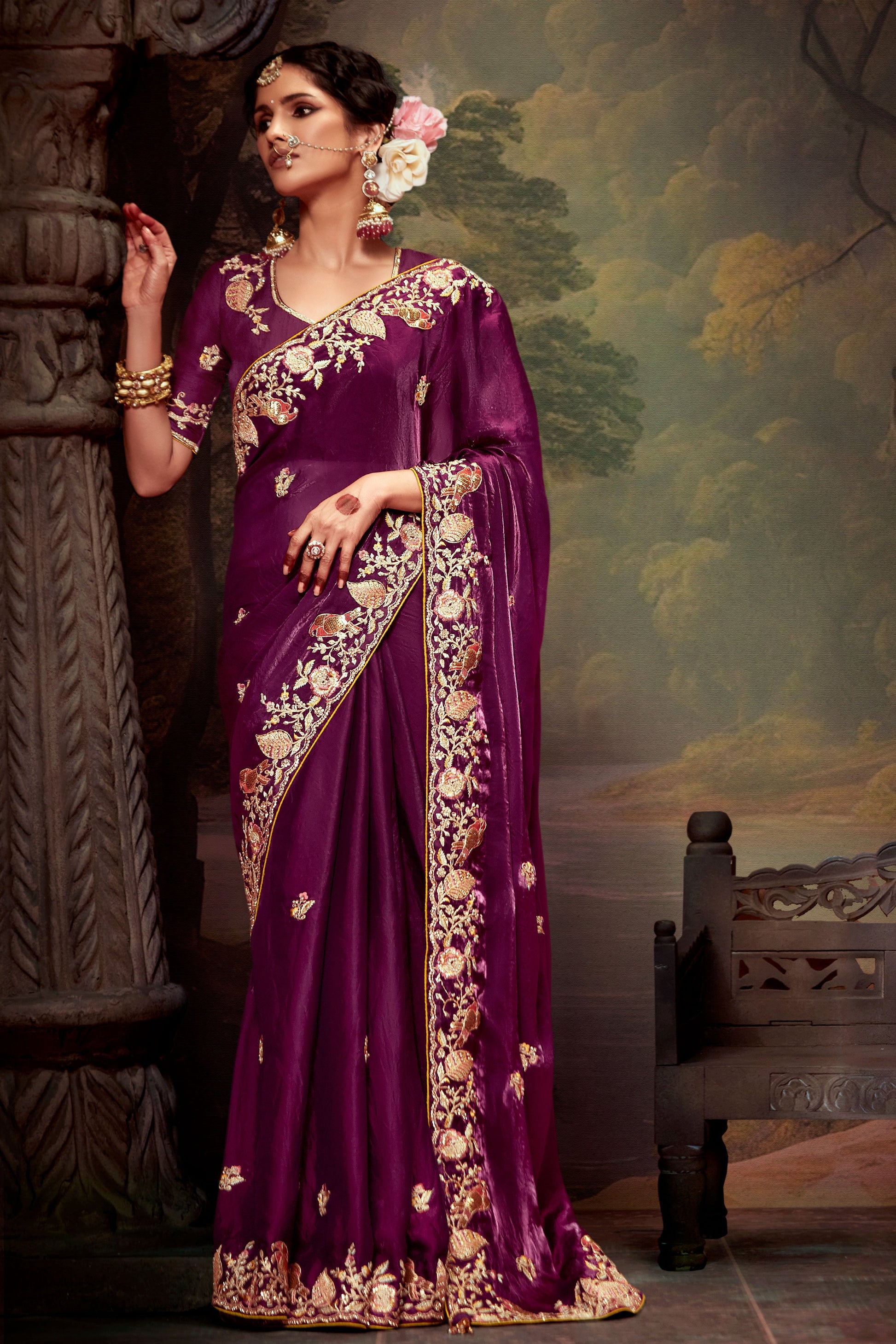 purple-embroidered-organza-saree-zb132748_1_SareeButa.com