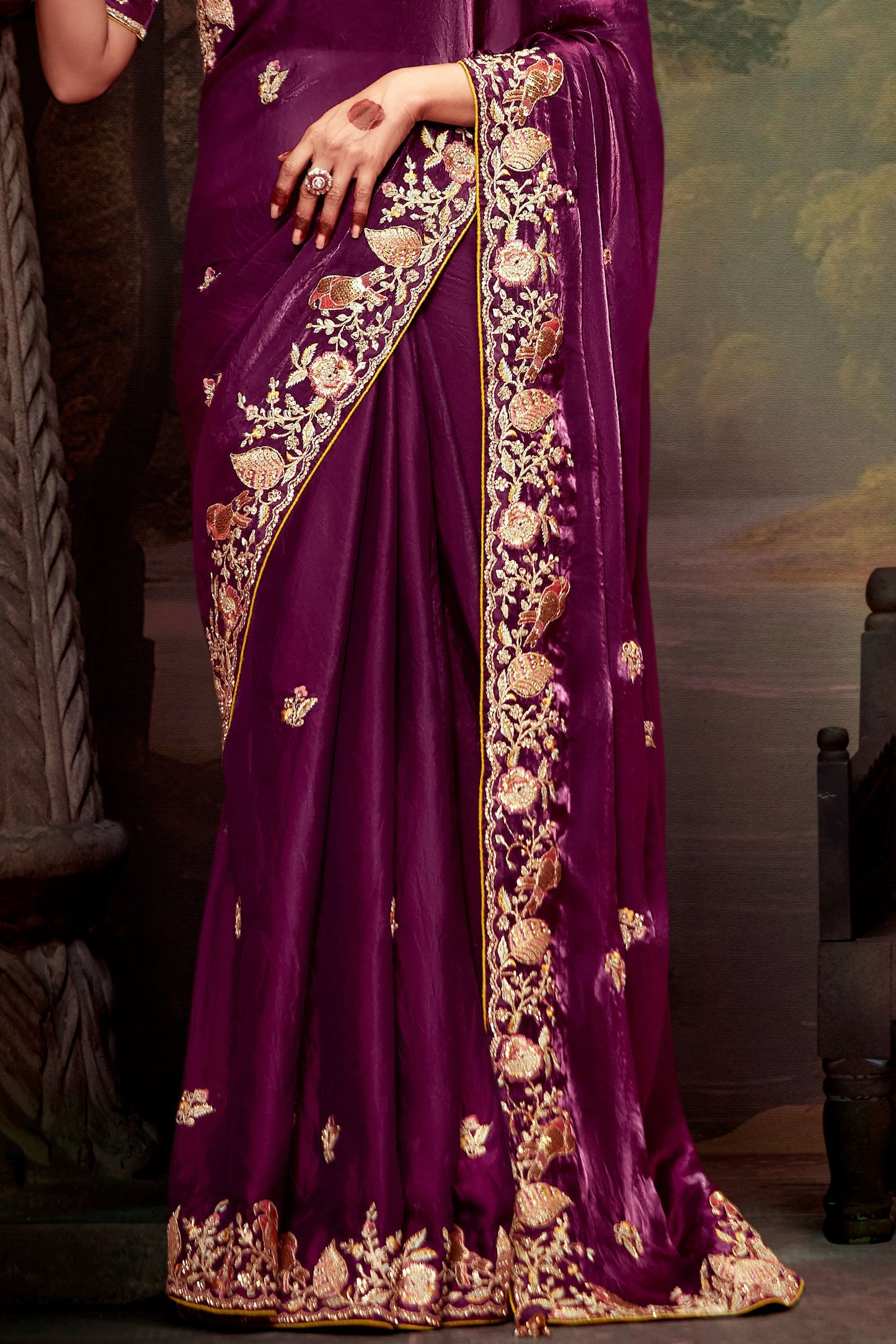 purple-embroidered-organza-saree-zb132748_3_SareeButa.com