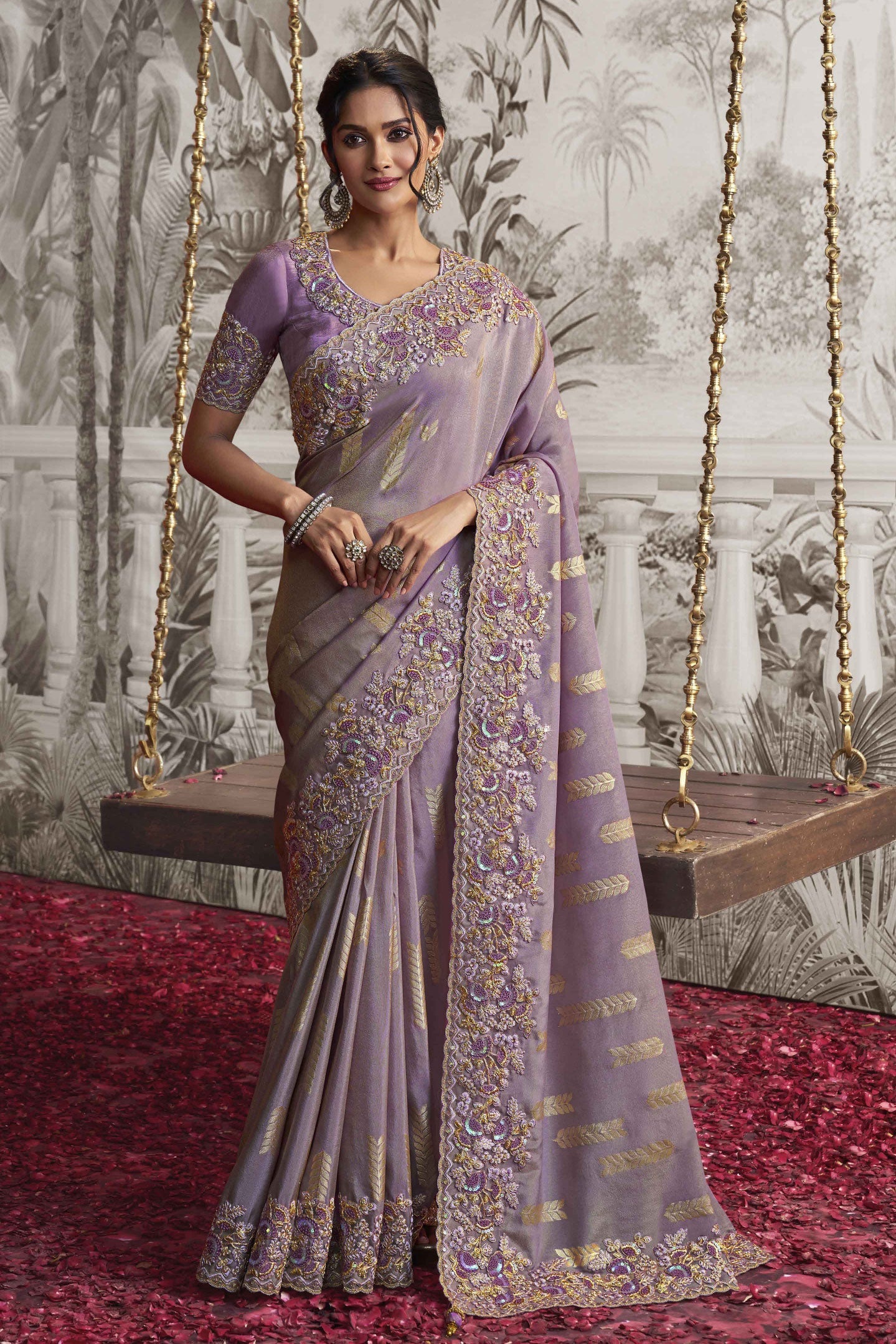 purple-embroidered-viscose-saree-zb131117_1_SareeButa.com