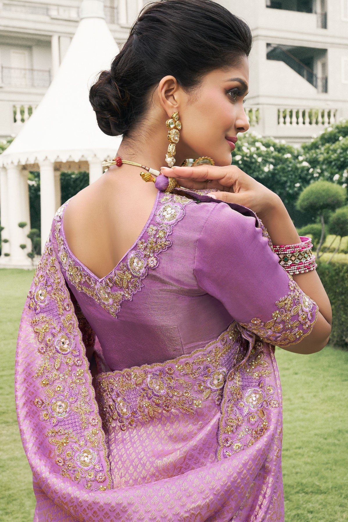 Purple Heavy Work Pure Tissue Silk Saree-ZB133297_3_SareeButa.com