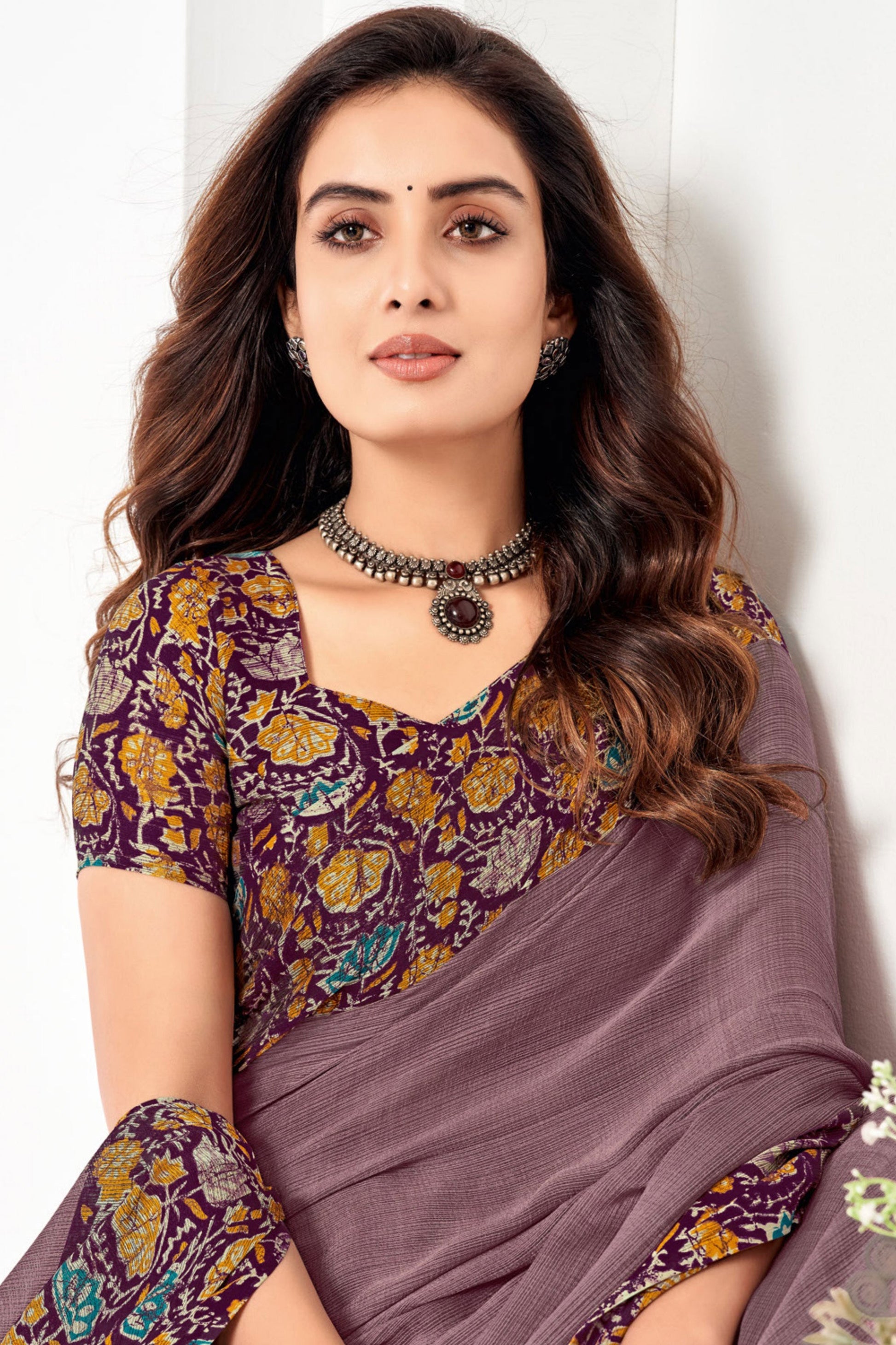 purple-printed-chiffon-saree-zb130924_2_SareeButa.com