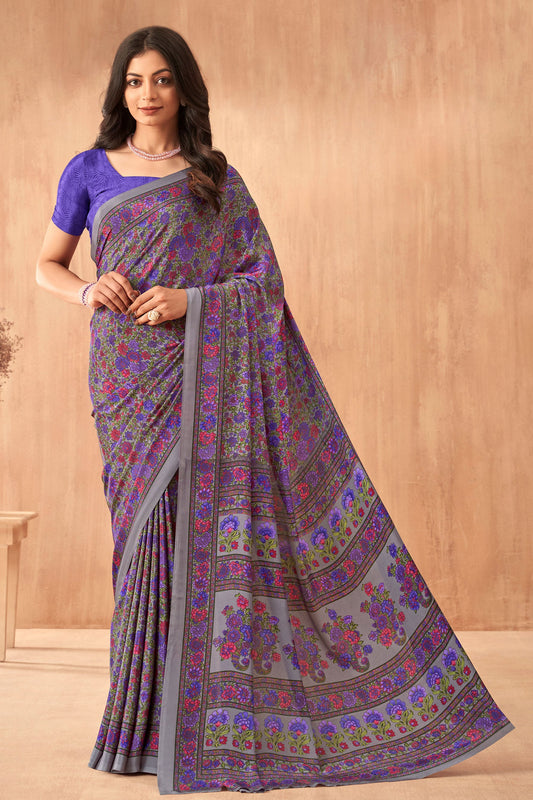 purple-printed-crepe-saree-zb131861_1_SareeButa.com