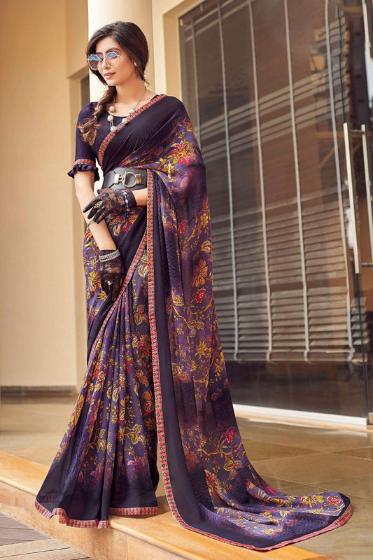 purple-printed-georgette-saree-zb130949_1_SareeButa.com