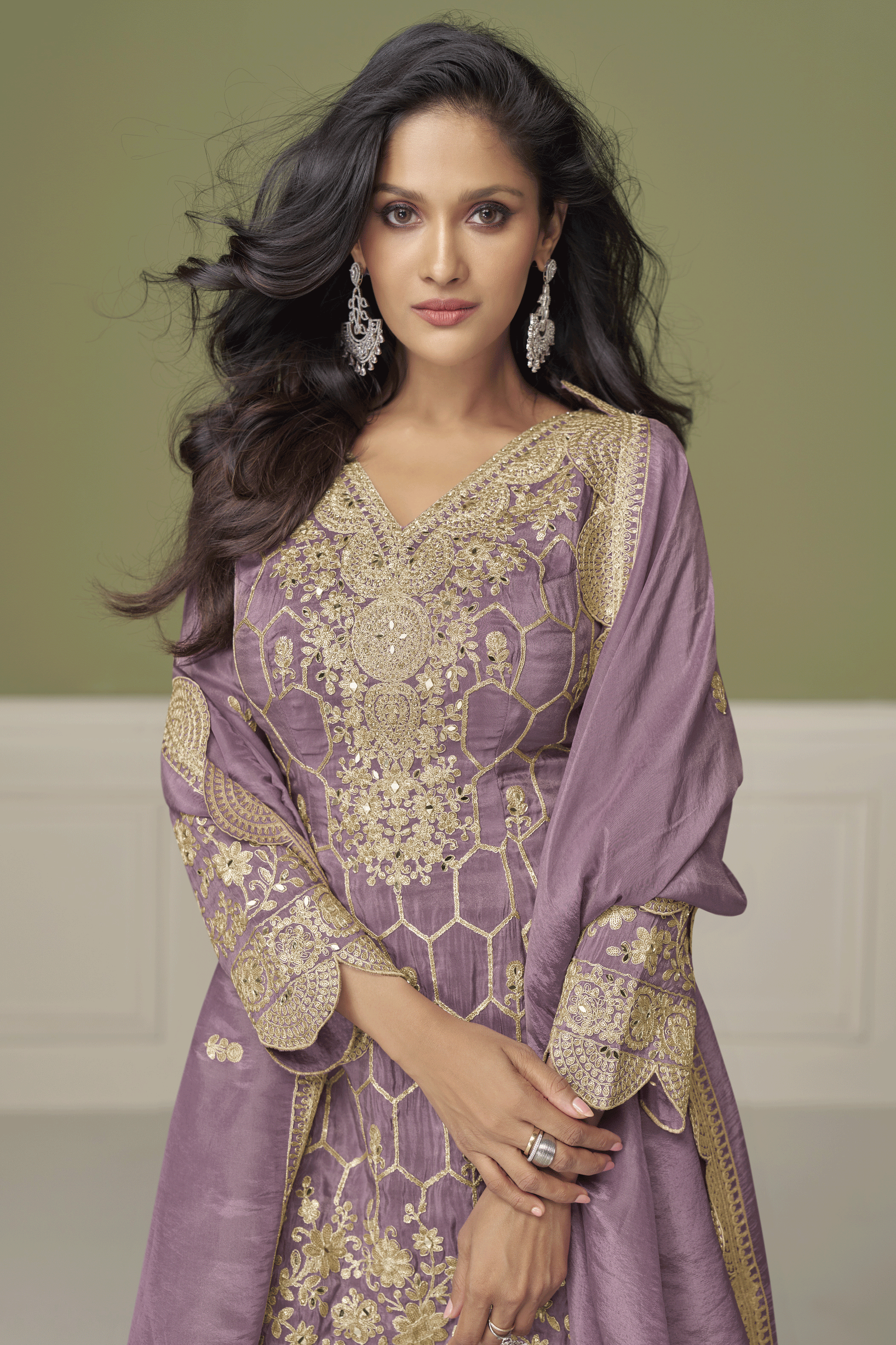 Purple Readymade Heavy Work Simar Silk Sharara Suit-SS881_2_SareeButa.com