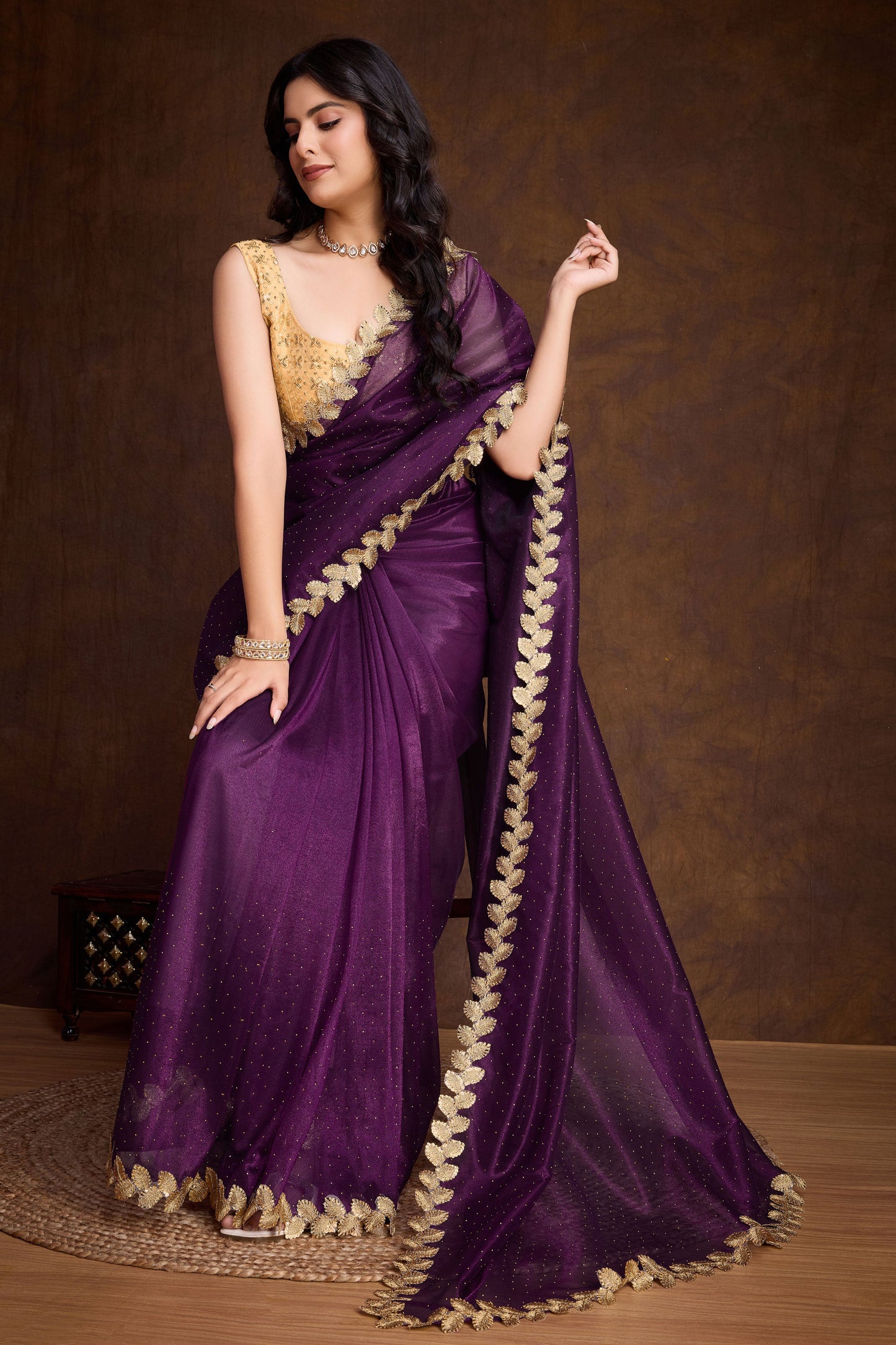 purple-shimmer-twill-weave-saree-zb132823_1_SareeButa.com